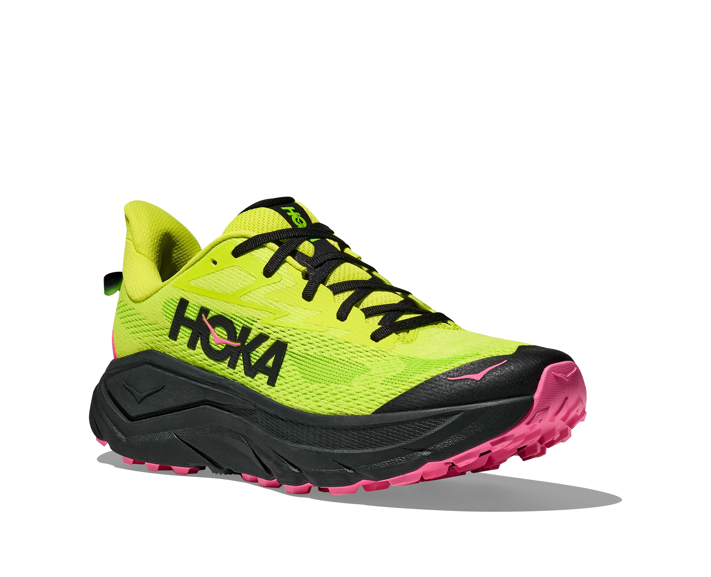 Hoka Mens Challenger 8 - Neon Hoka Citrus/Black - Trail - AW25 - Image 7