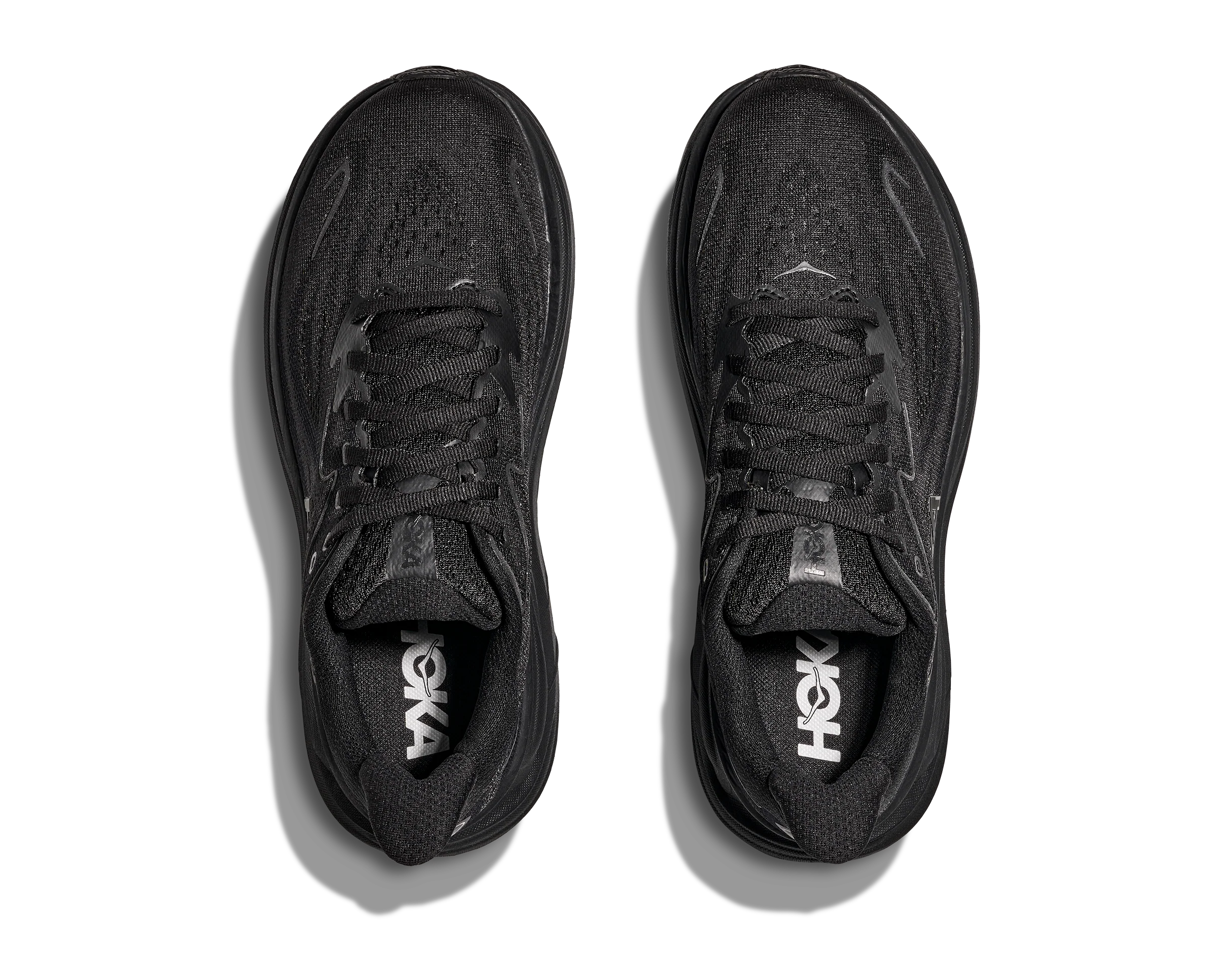 Hoka Mens Clifton 10 - Black/Black - Neutral - SS25 - Image 3