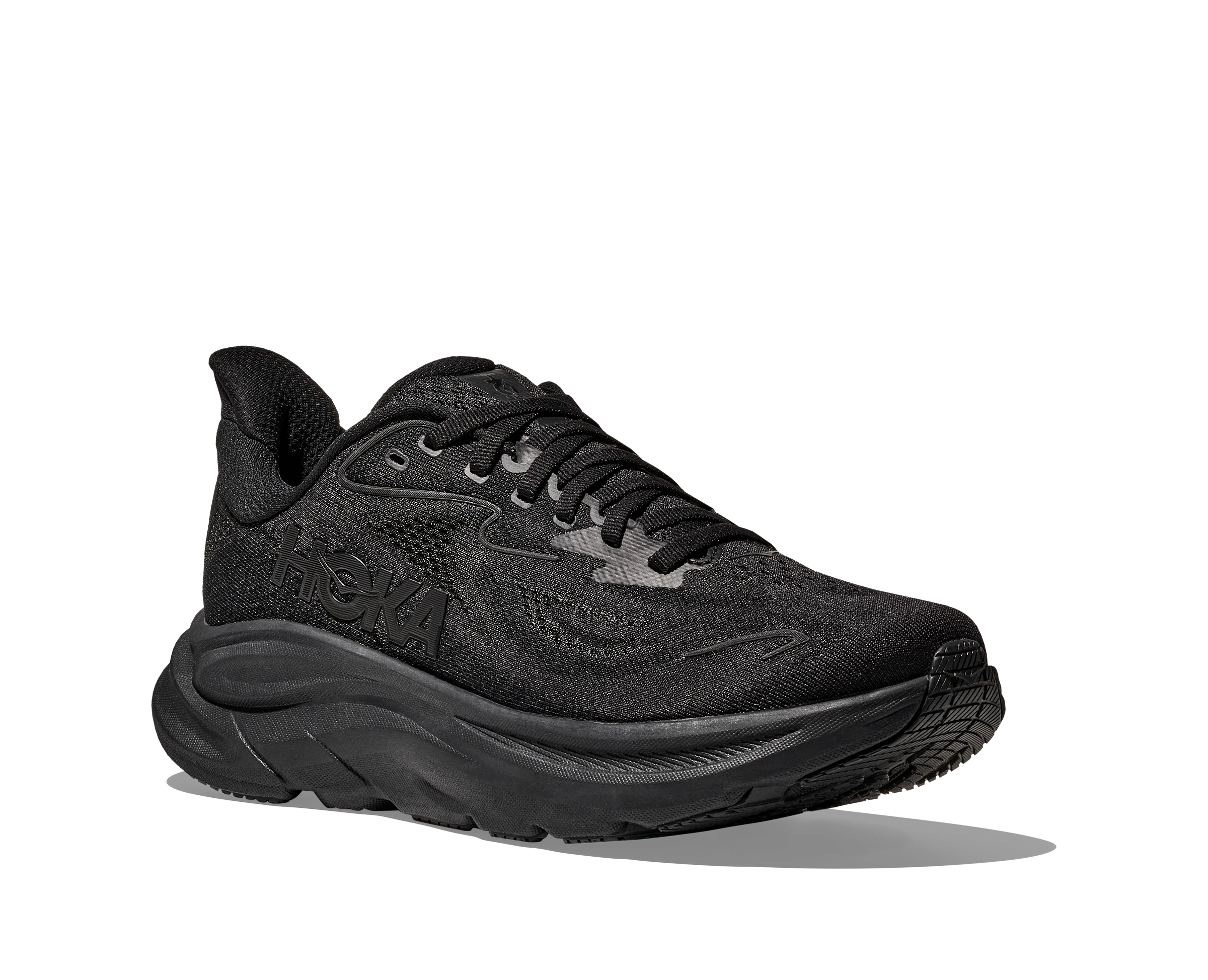 Hoka Mens Clifton 10 - Black/Black - Neutral - SS25 - Image 7