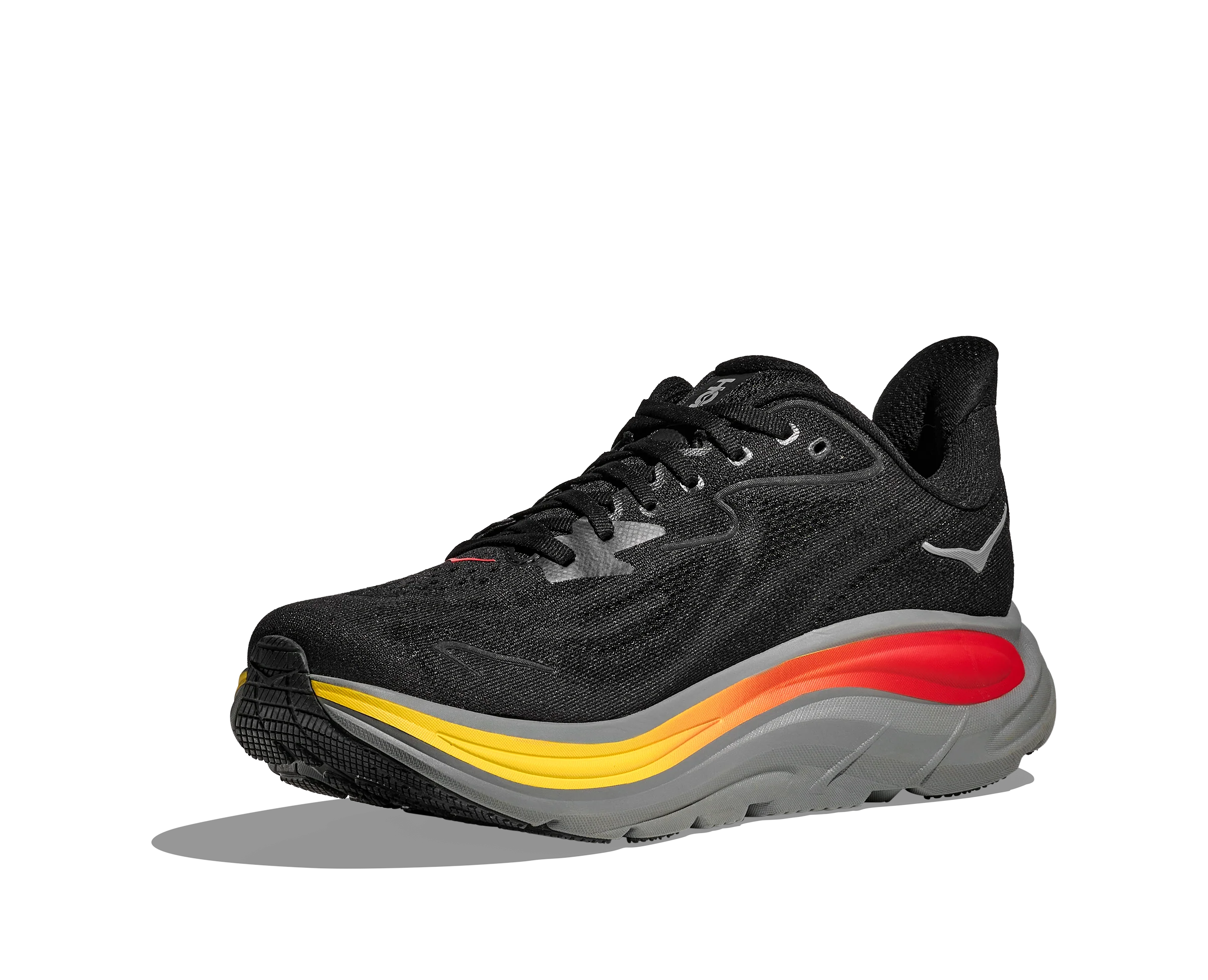 Hoka Mens Clifton 10 - Black/Galactic Grey - Neutral - SS25 - Image 4