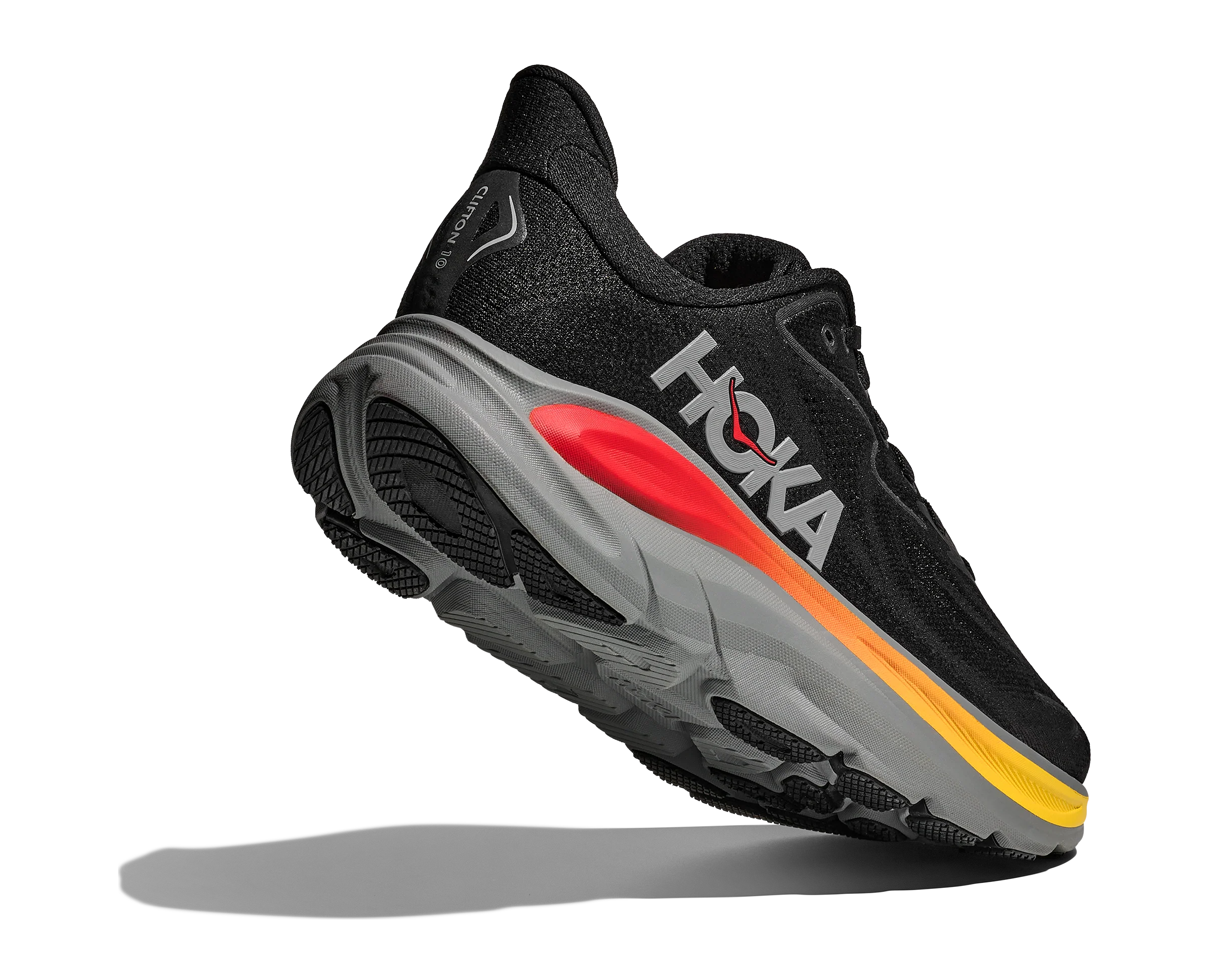 Hoka Mens Clifton 10 - Black/Galactic Grey - Neutral - SS25 - Image 5