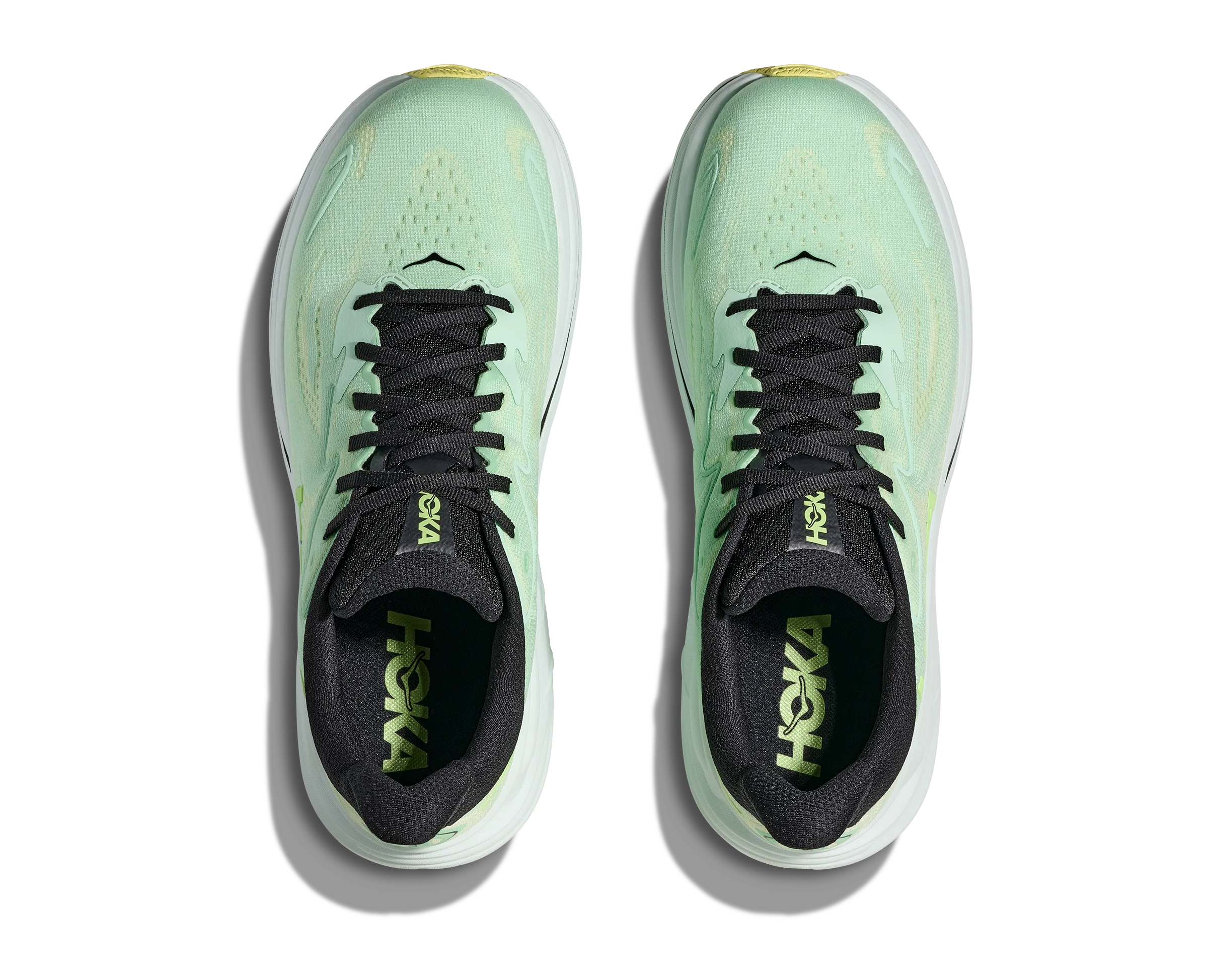 Hoka Mens Clifton 10 - Mint Fluorite/Luna Moth - Neutral - SS25 - Image 3