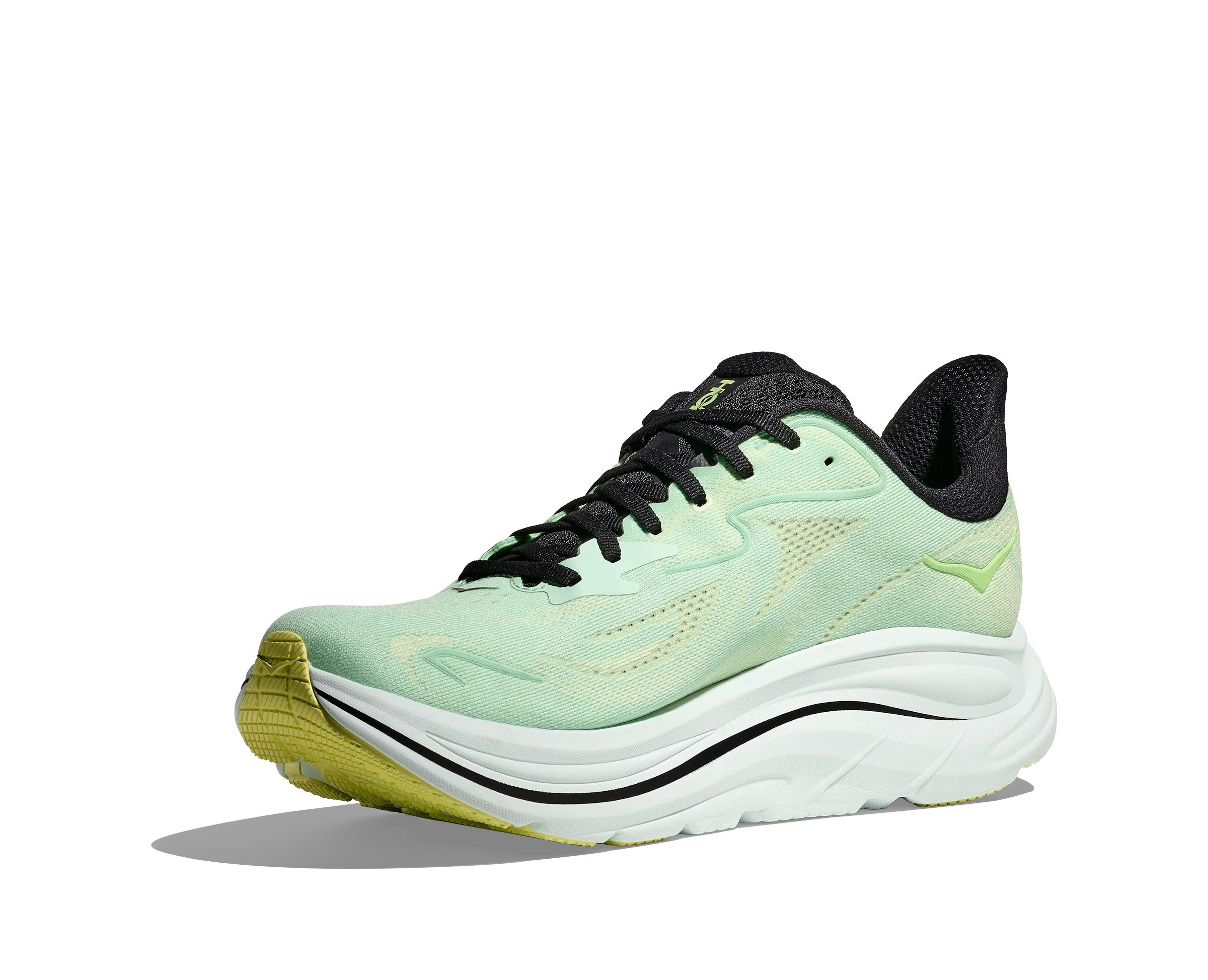 Hoka Mens Clifton 10 - Mint Fluorite/Luna Moth - Neutral - SS25 - Image 4