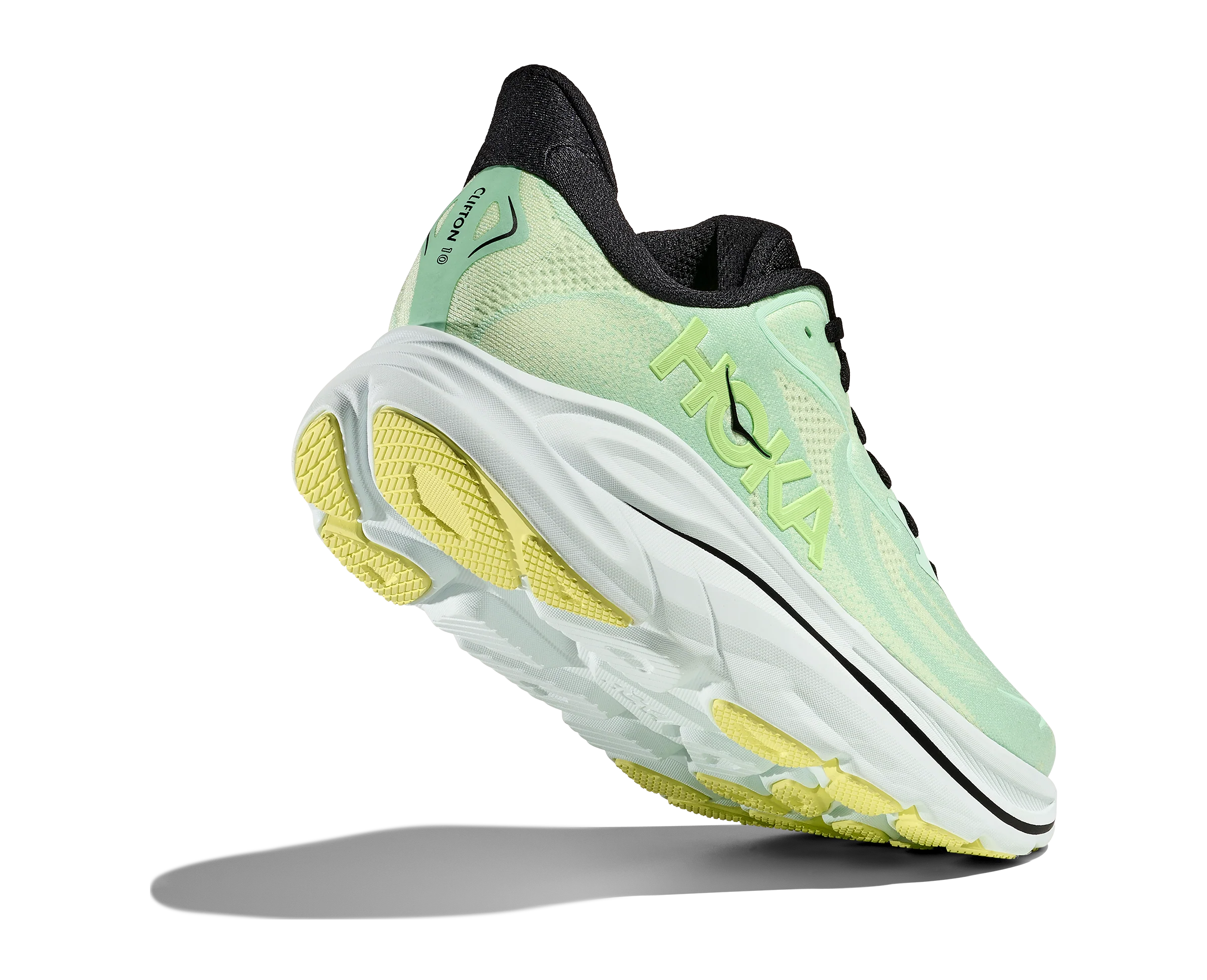 Hoka Mens Clifton 10 - Mint Fluorite/Luna Moth - Neutral - SS25 - Image 5