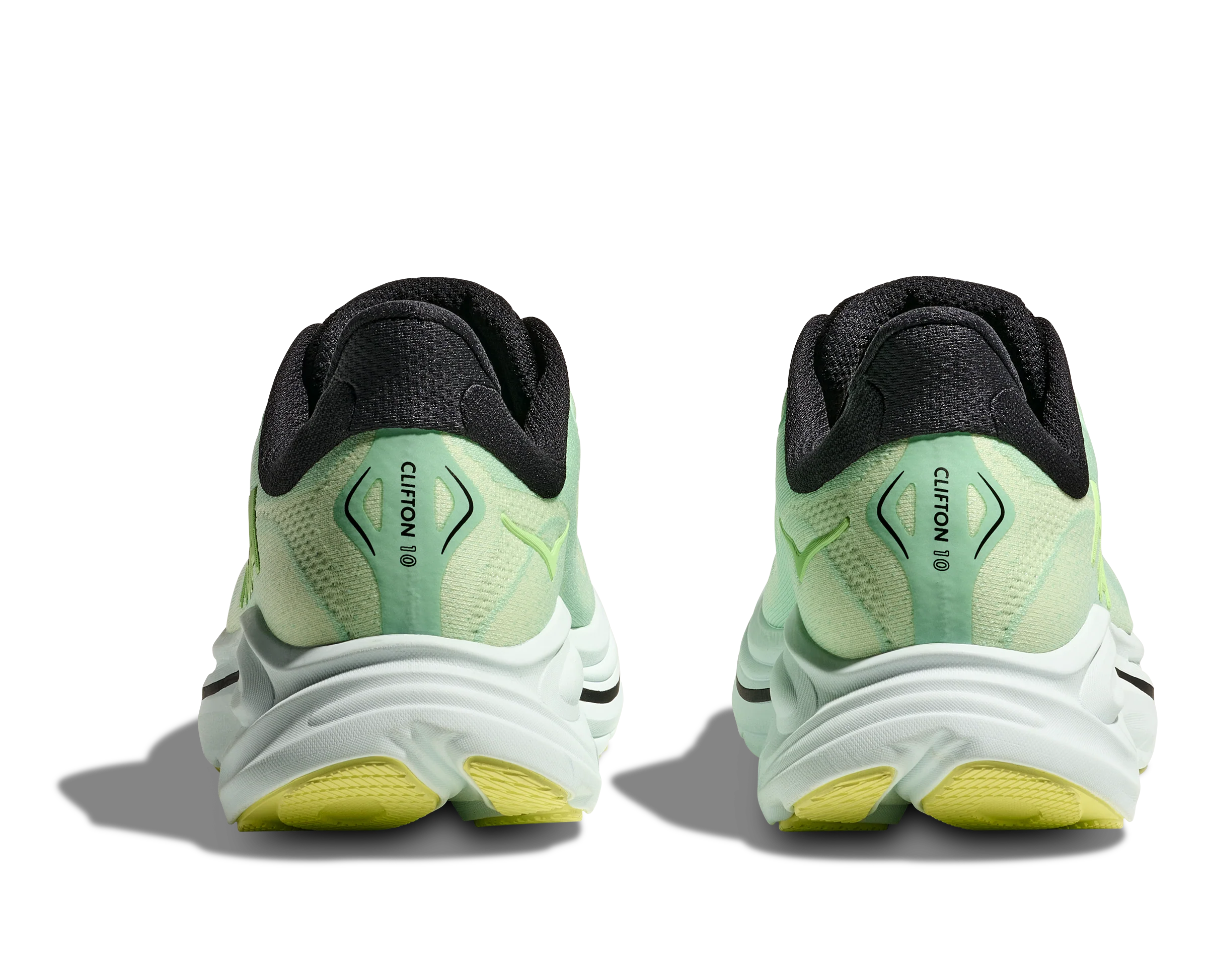Hoka Mens Clifton 10 - Mint Fluorite/Luna Moth - Neutral - SS25 - Image 6