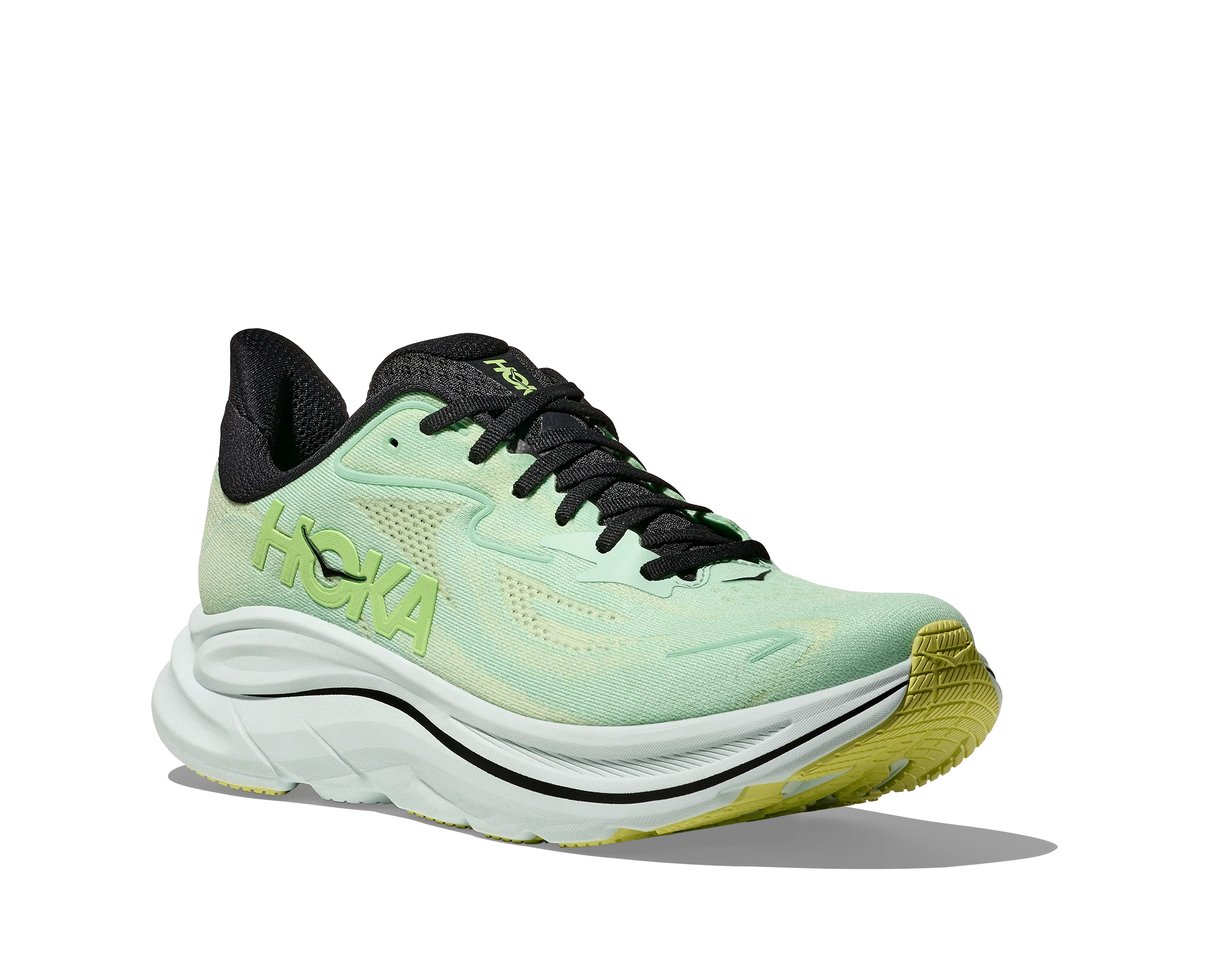 Hoka Mens Clifton 10 - Mint Fluorite/Luna Moth - Neutral - SS25 - Image 7