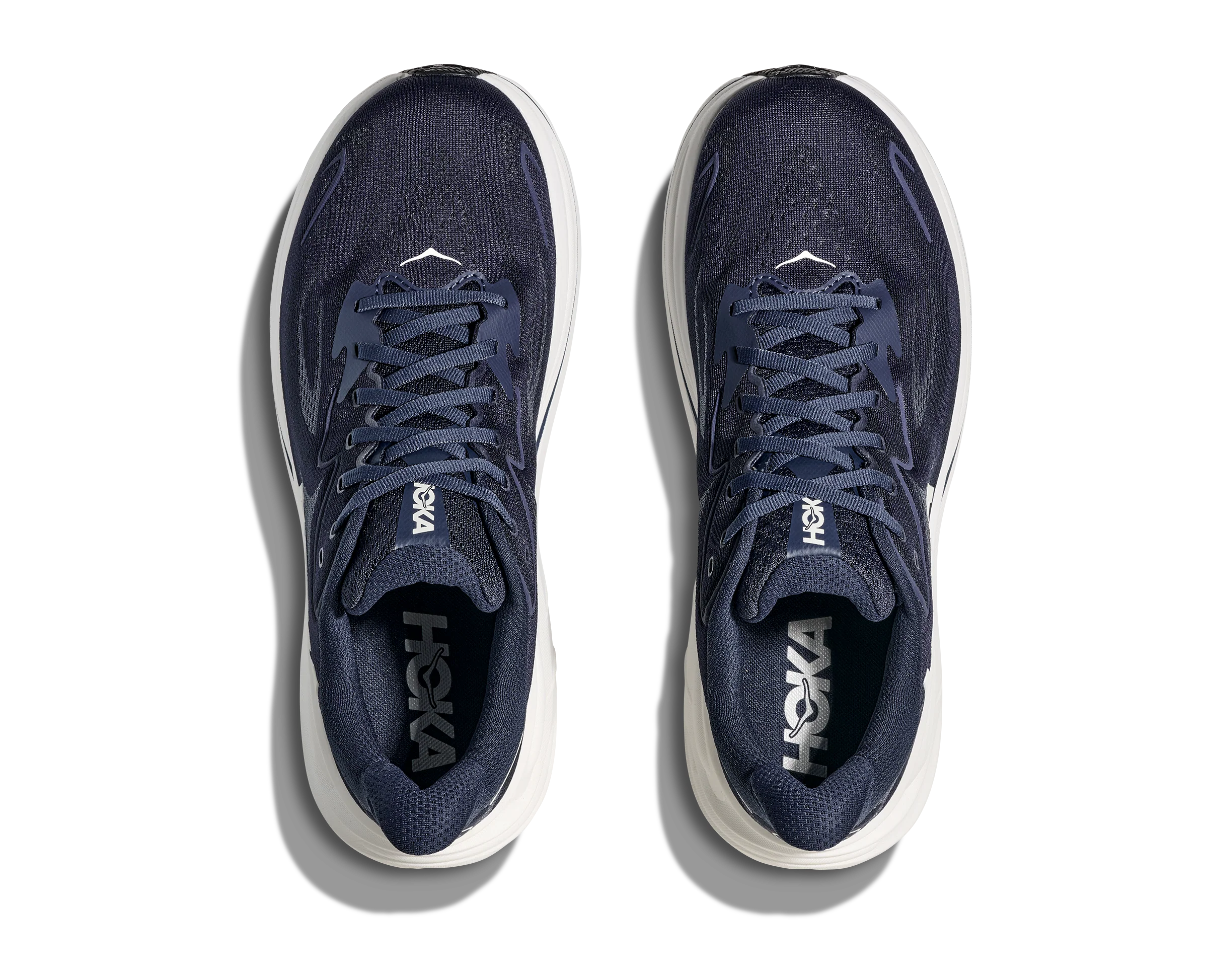 Hoka Mens Clifton 10 - Navy/White - Neutral - SS25 - Image 3