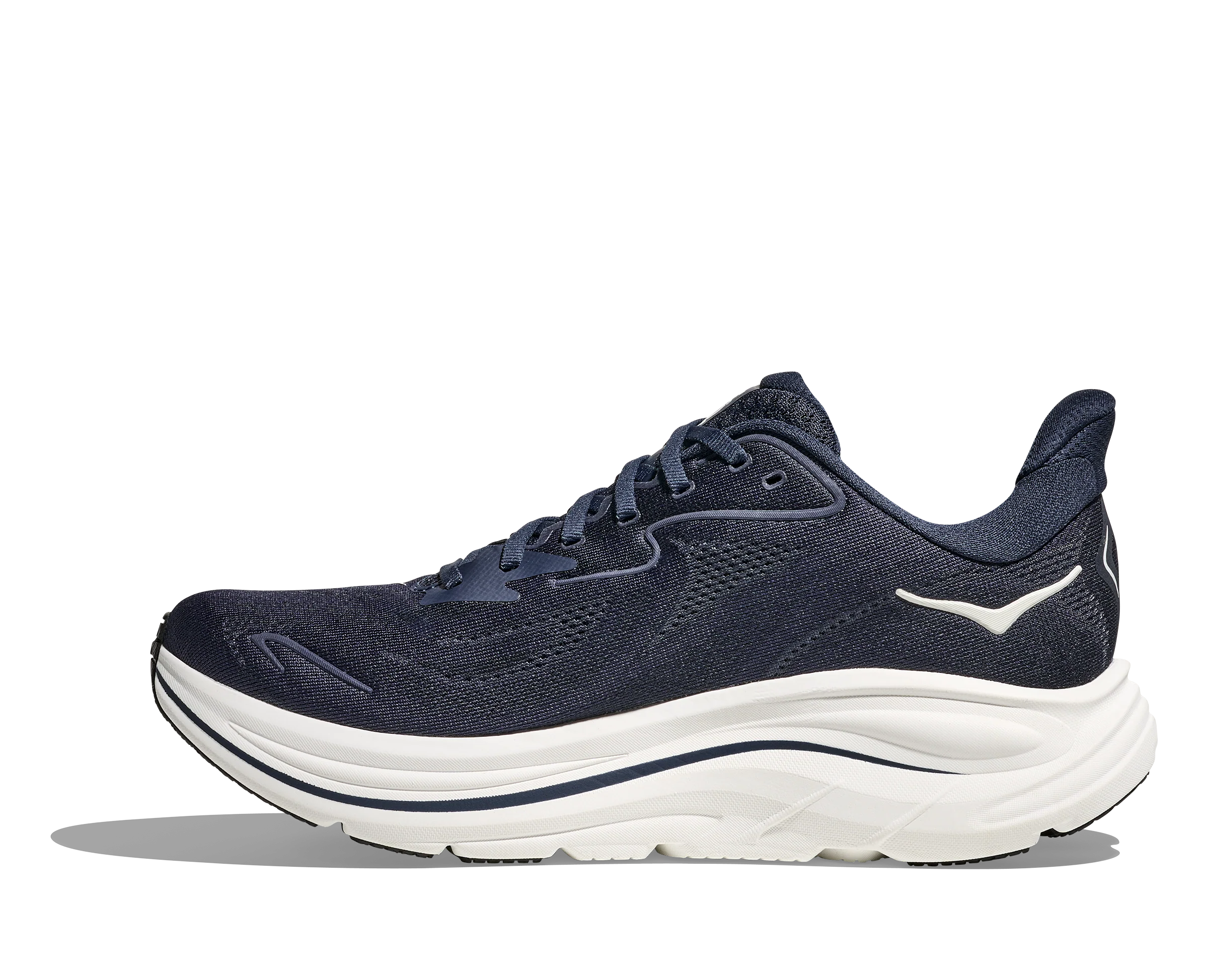 Hoka Mens Clifton 10 - Navy/White - Neutral - SS25 - Image 8