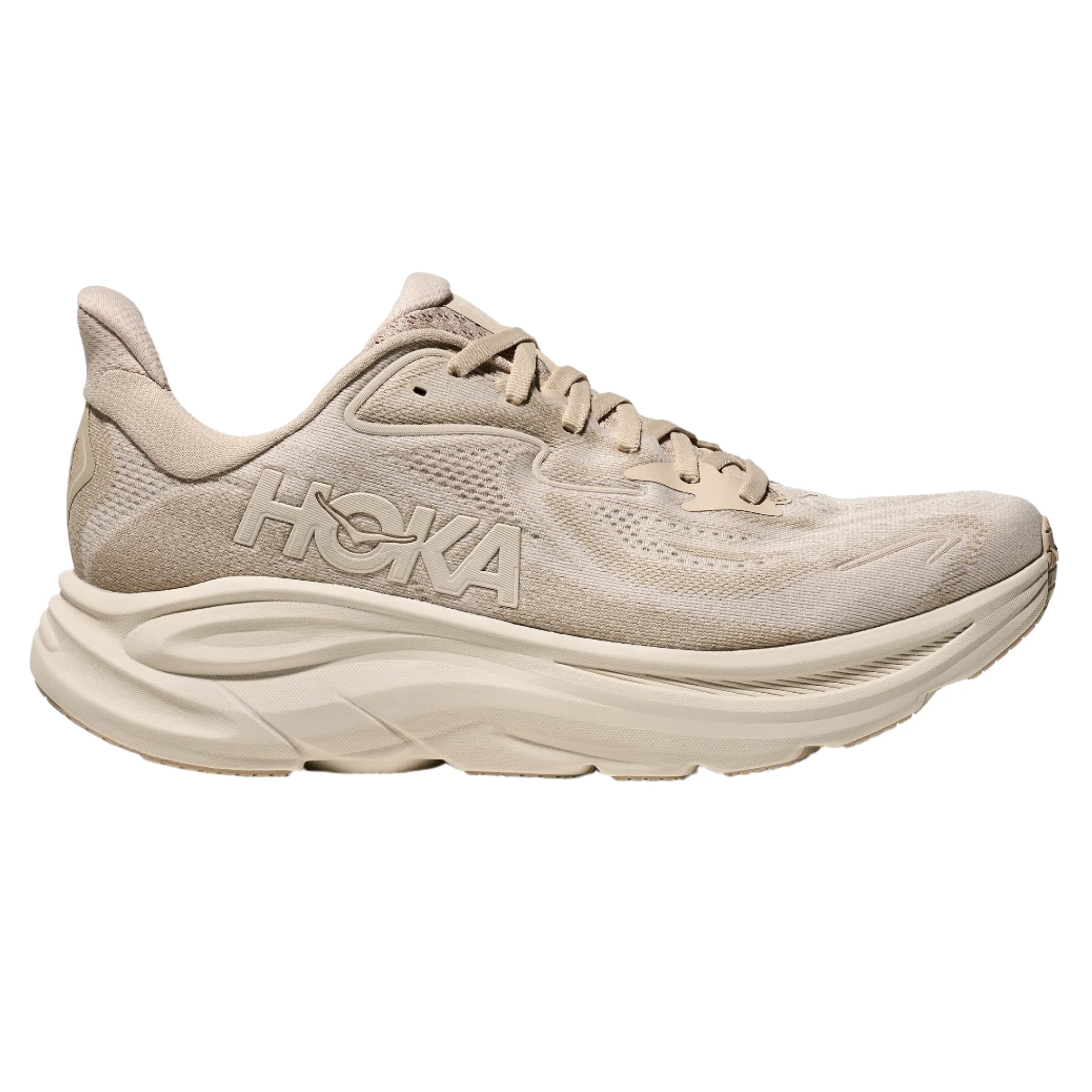 Hoka Mens Clifton 10 - Oatmeal/Oat Milk - Neutral - SS25