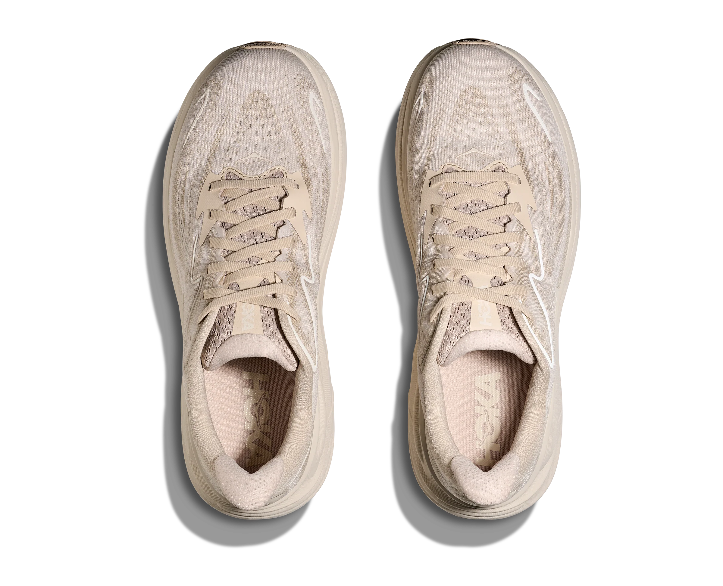 Hoka Mens Clifton 10 - Oatmeal/Oat Milk - Neutral - SS25 - Image 3