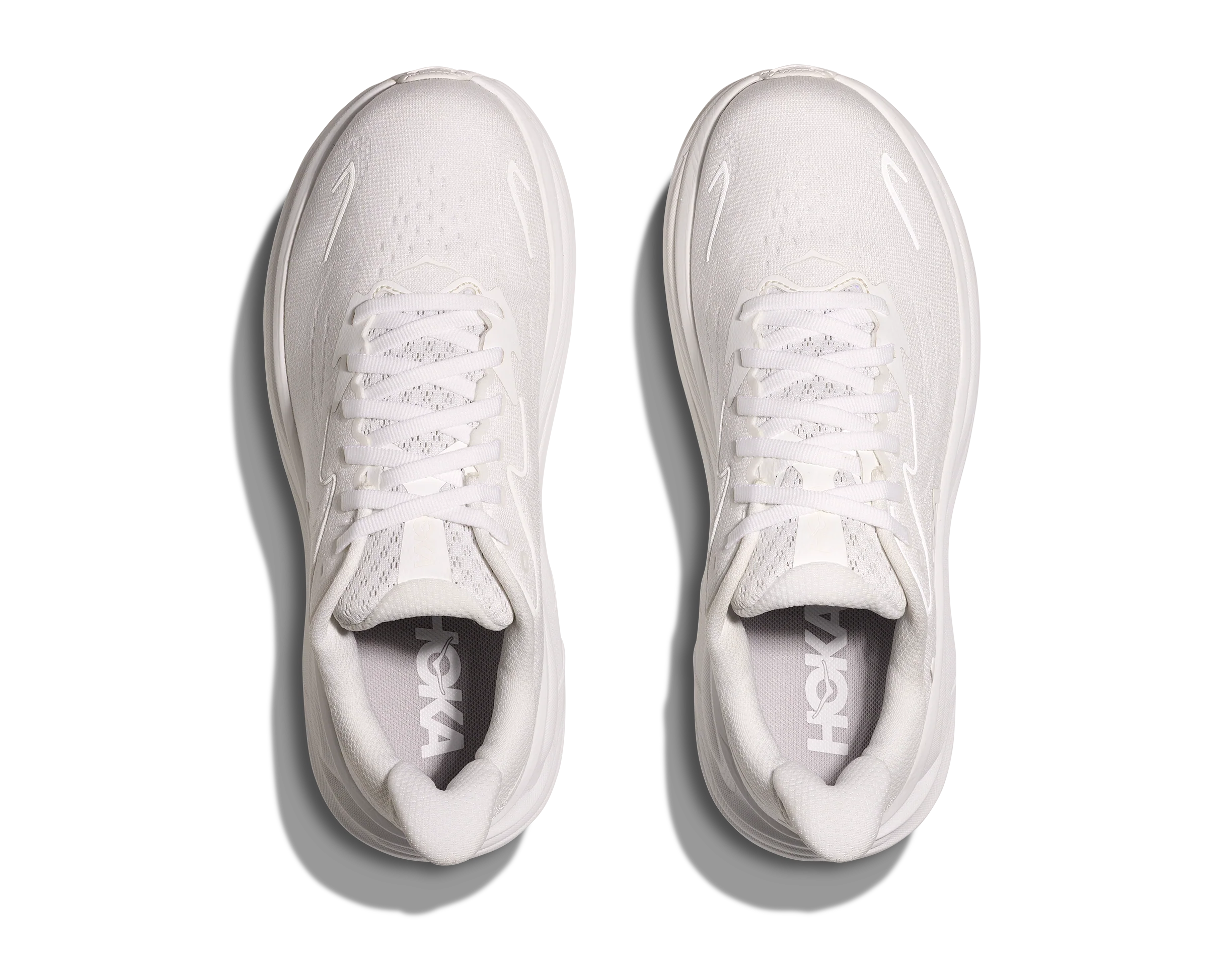 Hoka Mens Clifton 10 - White/White - Neutral - SS25 - Image 3