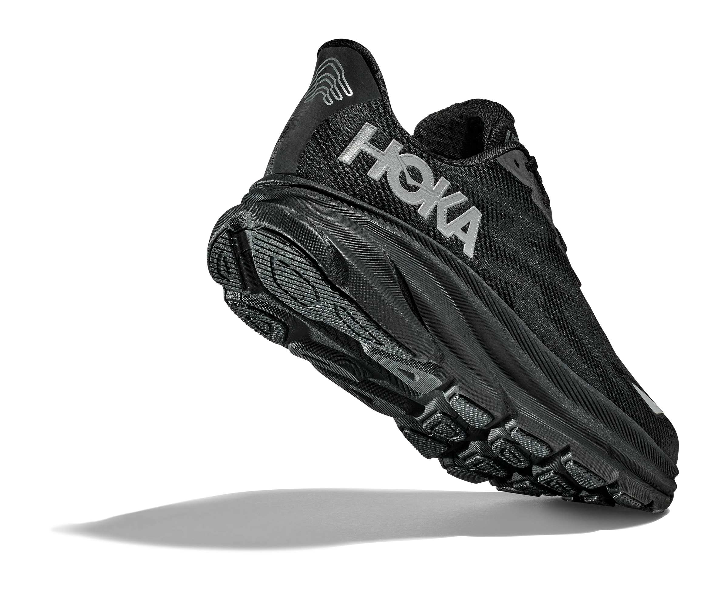 Hoka Mens Clifton 9 GTX - Black/Black - Neutral - Image 3
