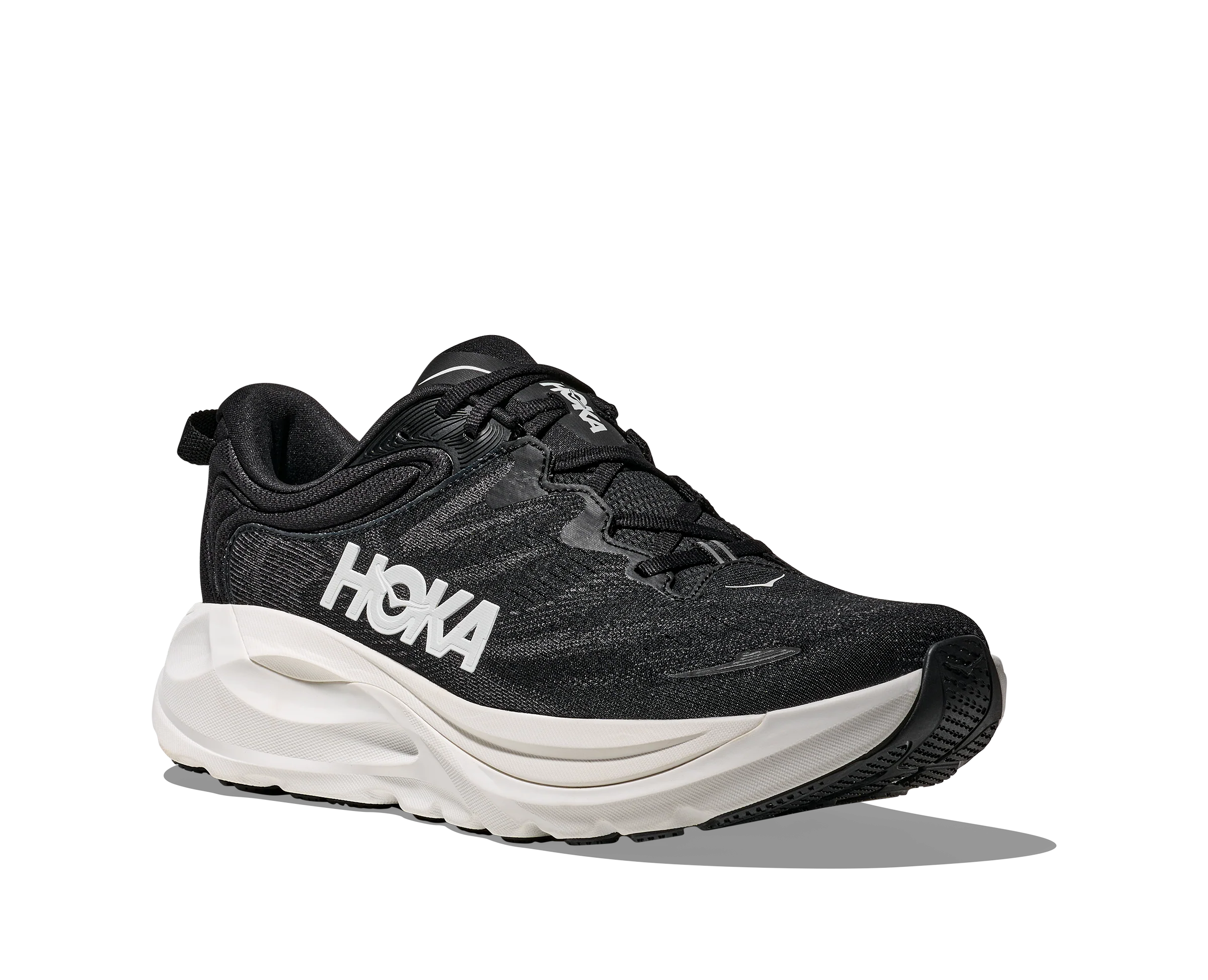 Hoka Mens Gaviota 6 Wide - Black/White - 2E Width - Stability - SS26 - Image 7