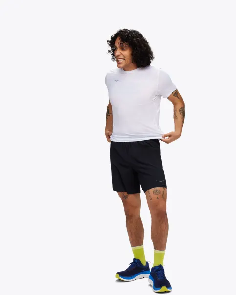 Hoka Mens Glide 7" 2in1 Short - Black - Image 3