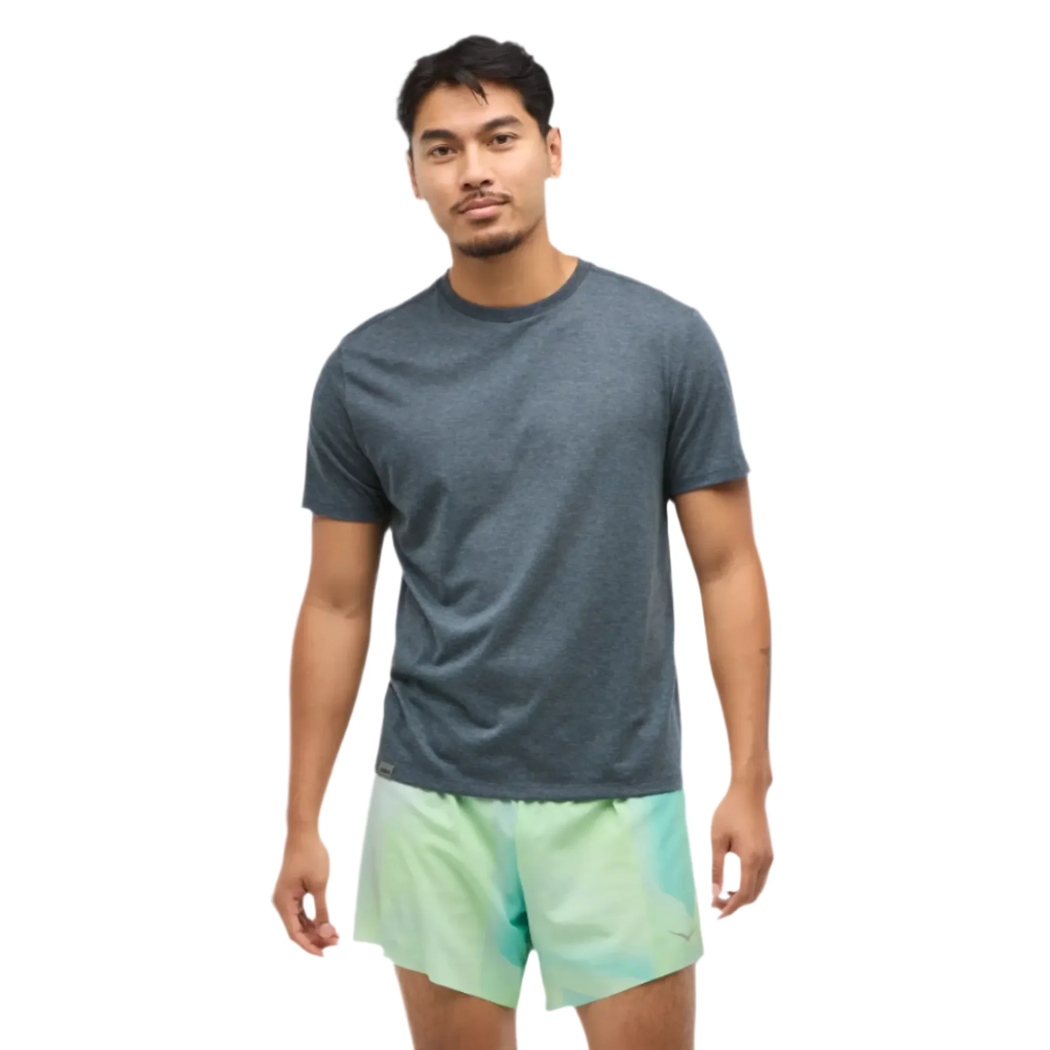 Hoka Mens GlideTech Short Sleeve - Varsity Navy - Image 3
