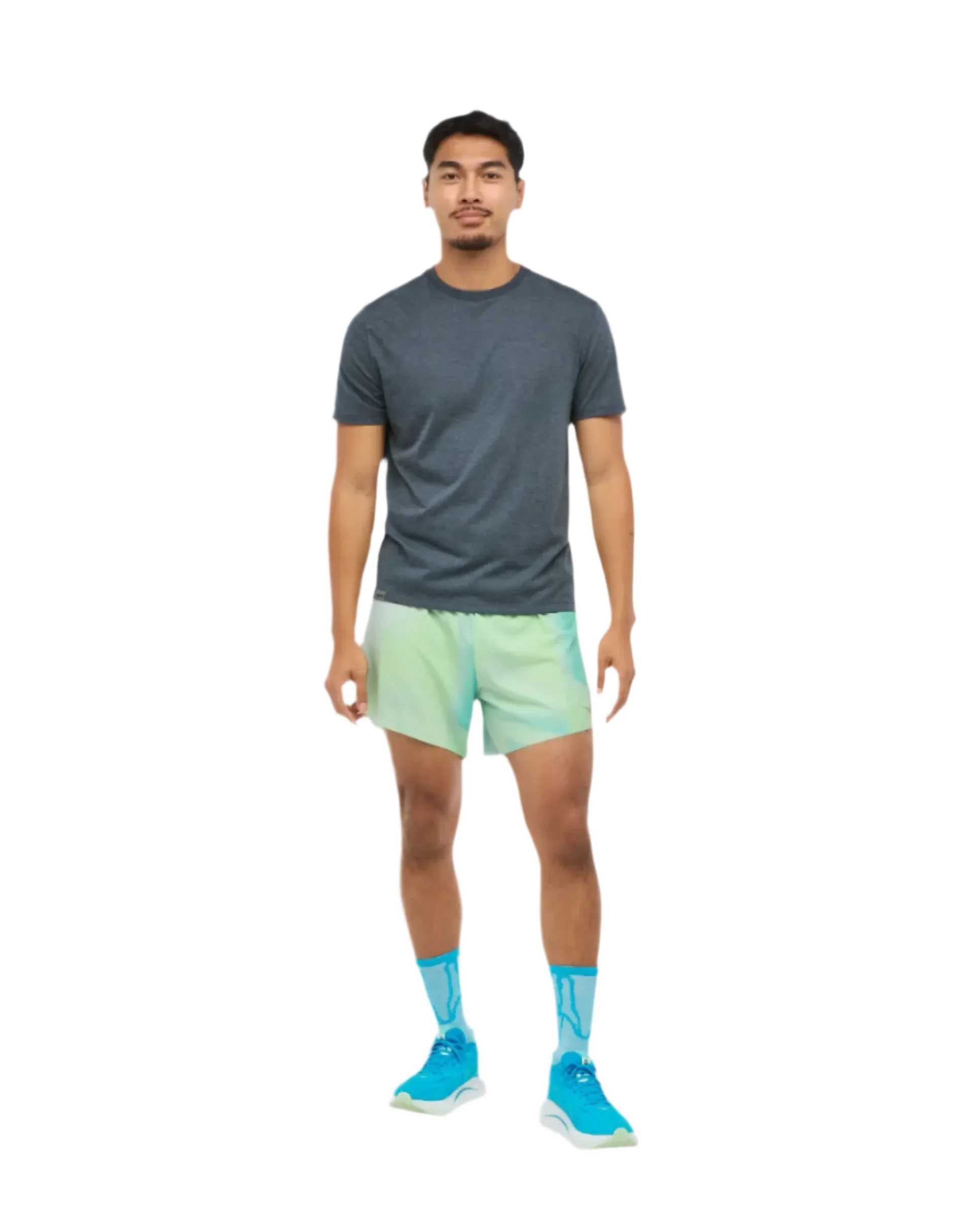 Hoka Mens GlideTech Short Sleeve - Varsity Navy - Image 5