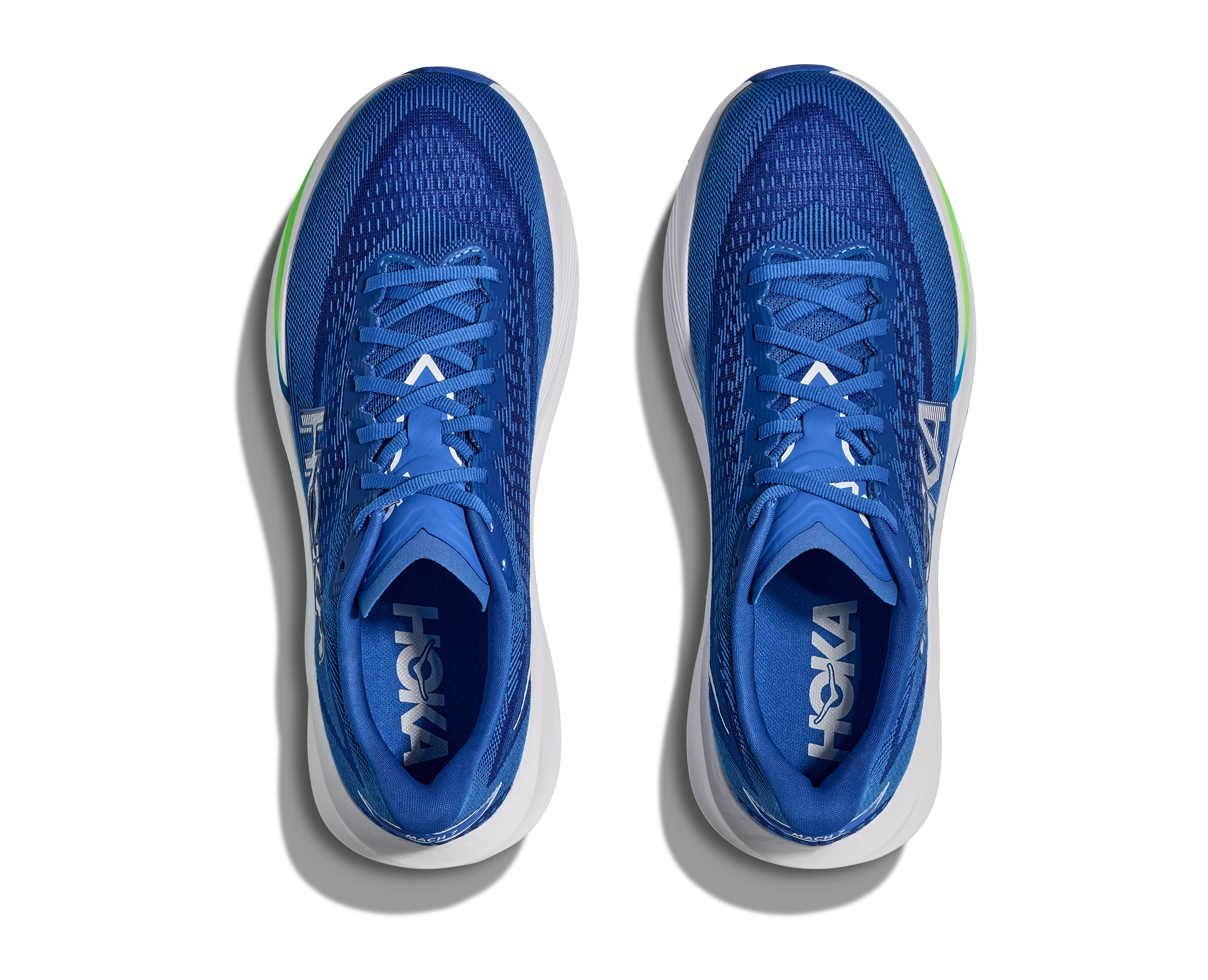 Hoka Mens Mach 7 - Cobalt Blue/Neon Green - Neutral - SS26 - Image 3