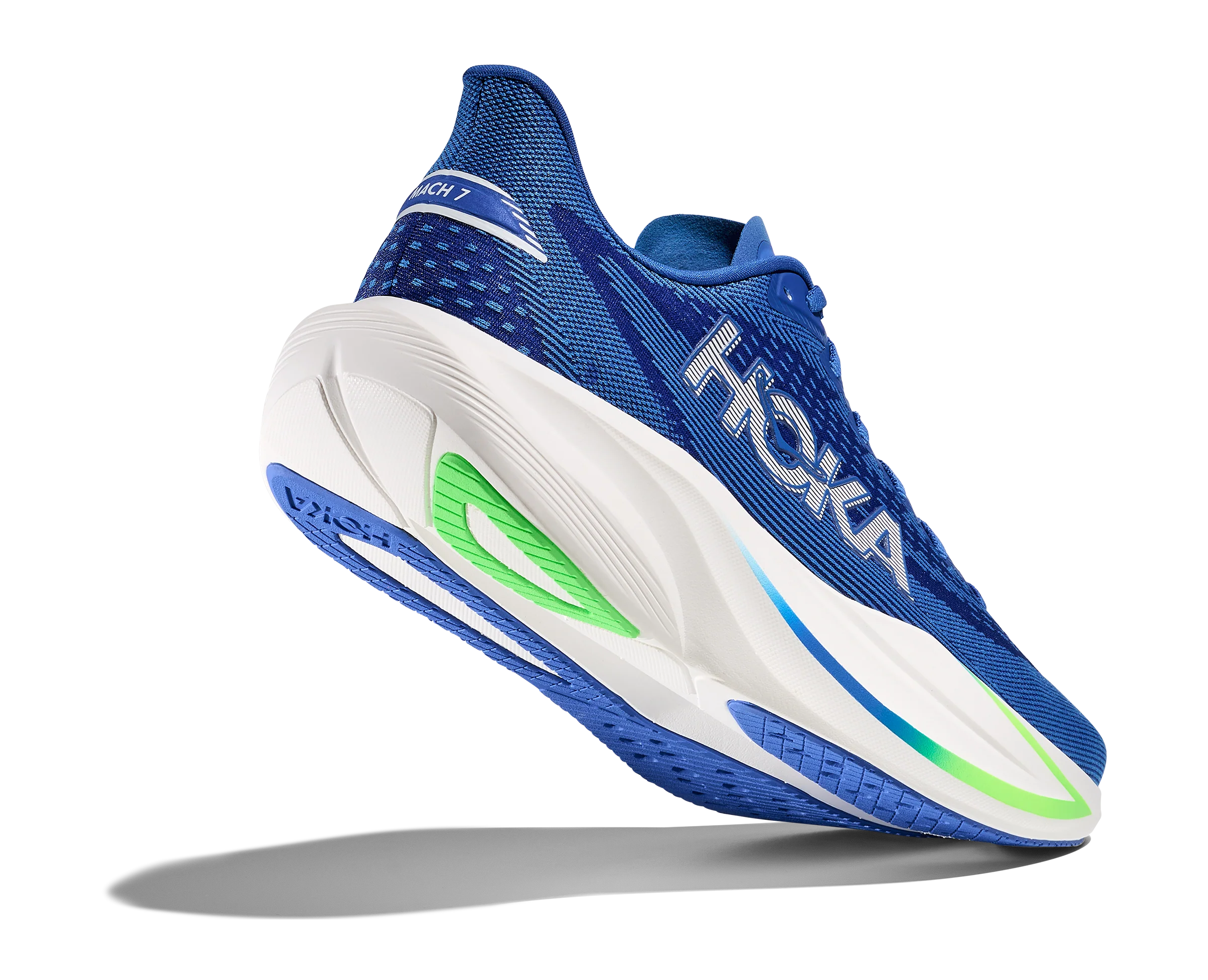 Hoka Mens Mach 7 - Cobalt Blue/Neon Green - Neutral - SS26 - Image 5
