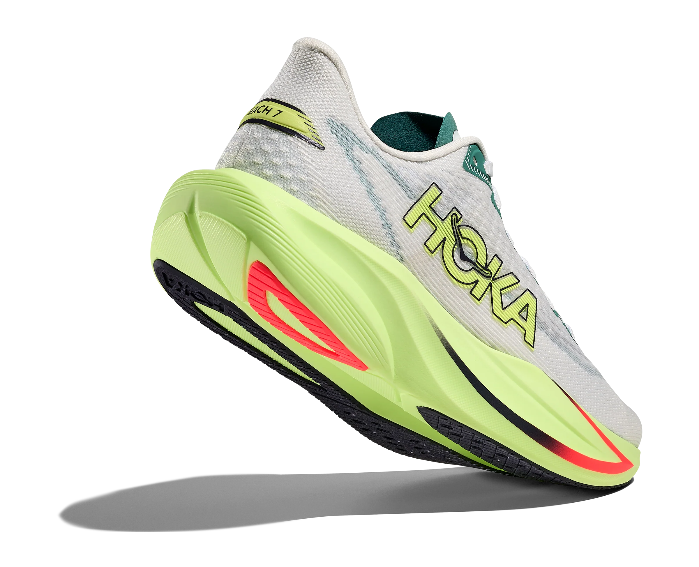 Hoka Mens Mach 7 - Frost/Neon Yuzu - Neutral - SS26 - Image 5