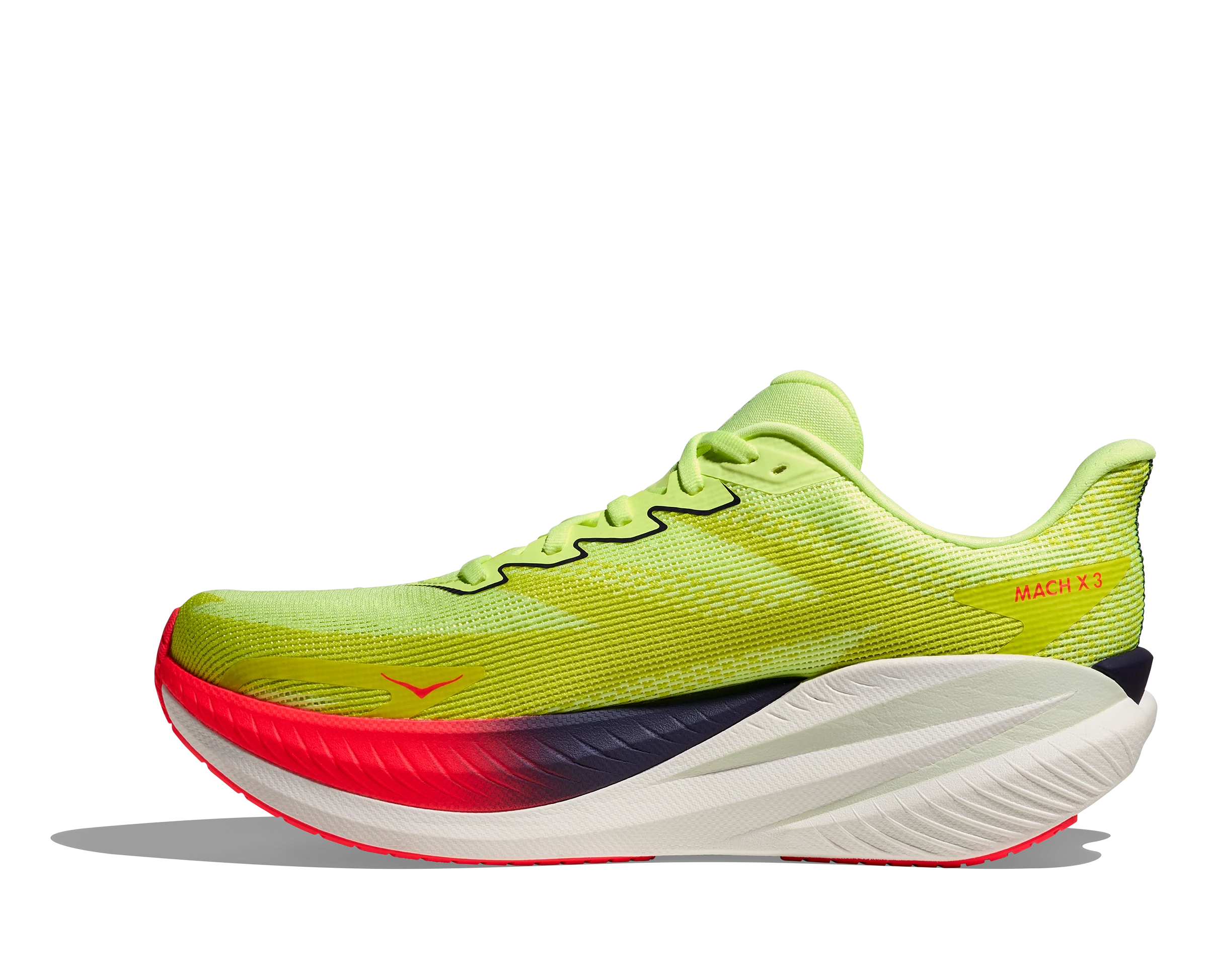 Hoka Mens Mach X 3 - Neon Yuzu/Squid Ink - Neutral - SS26 - Image 6