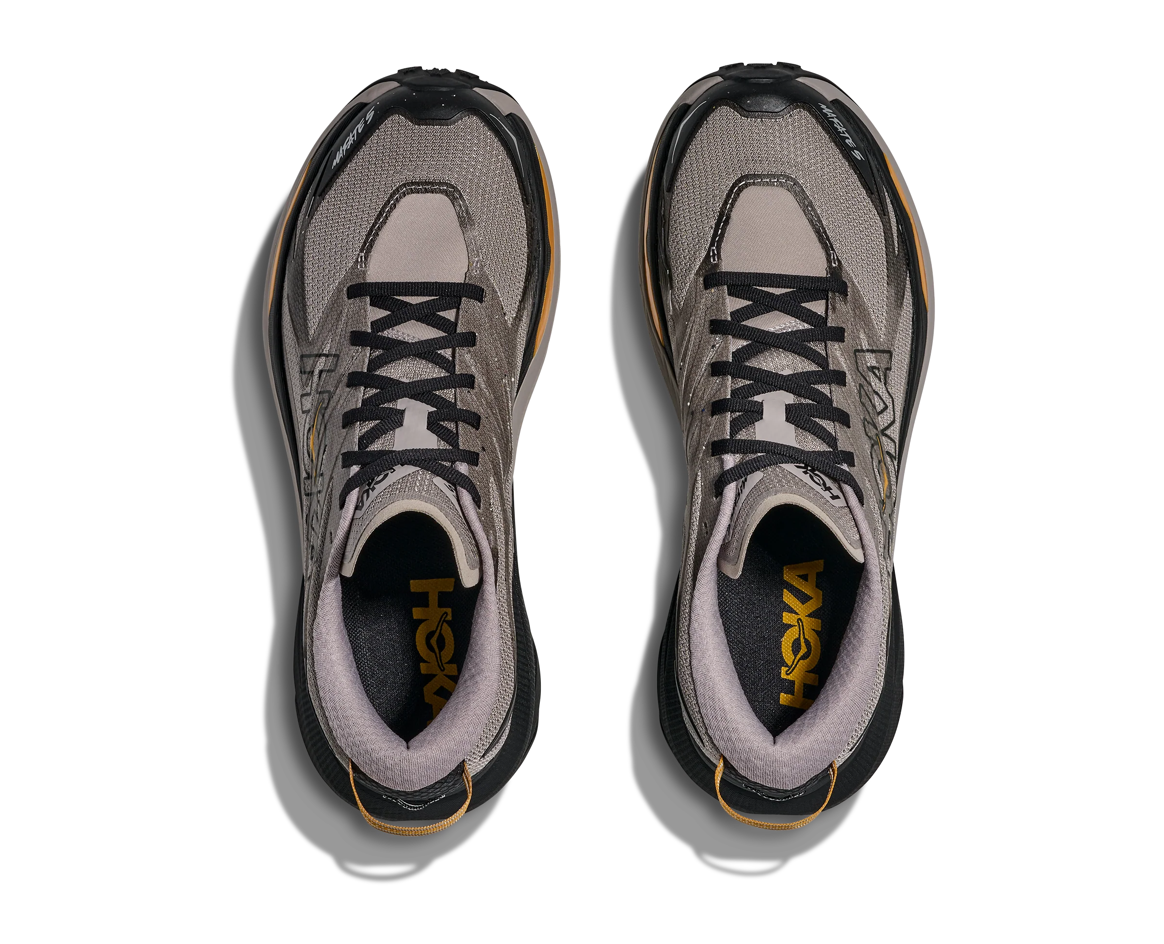 Hoka Mens Mafate 5 - Cement/Black - Trail - SS26 - Image 3