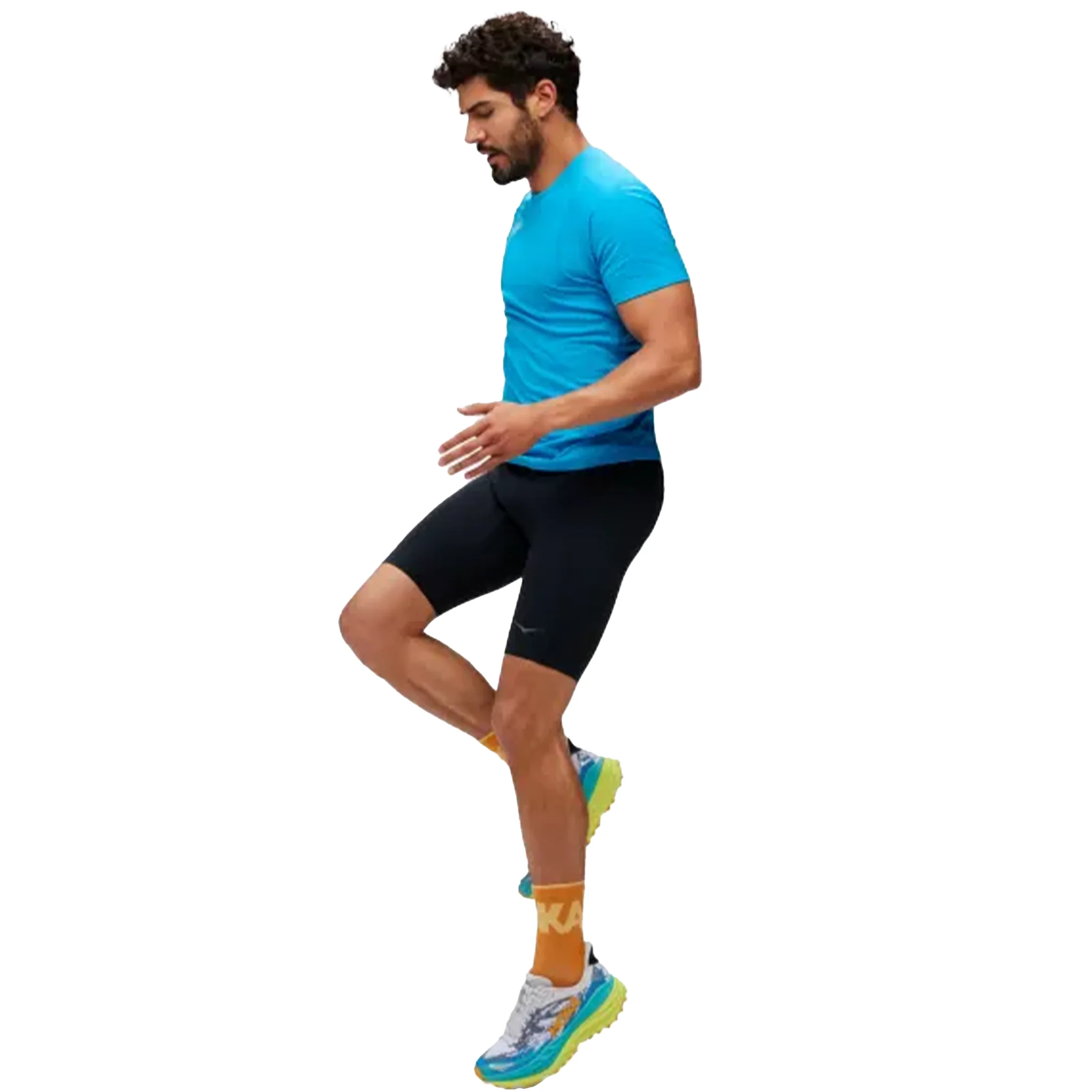Hoka Mens Novafly Half Tight - Black - Image 4