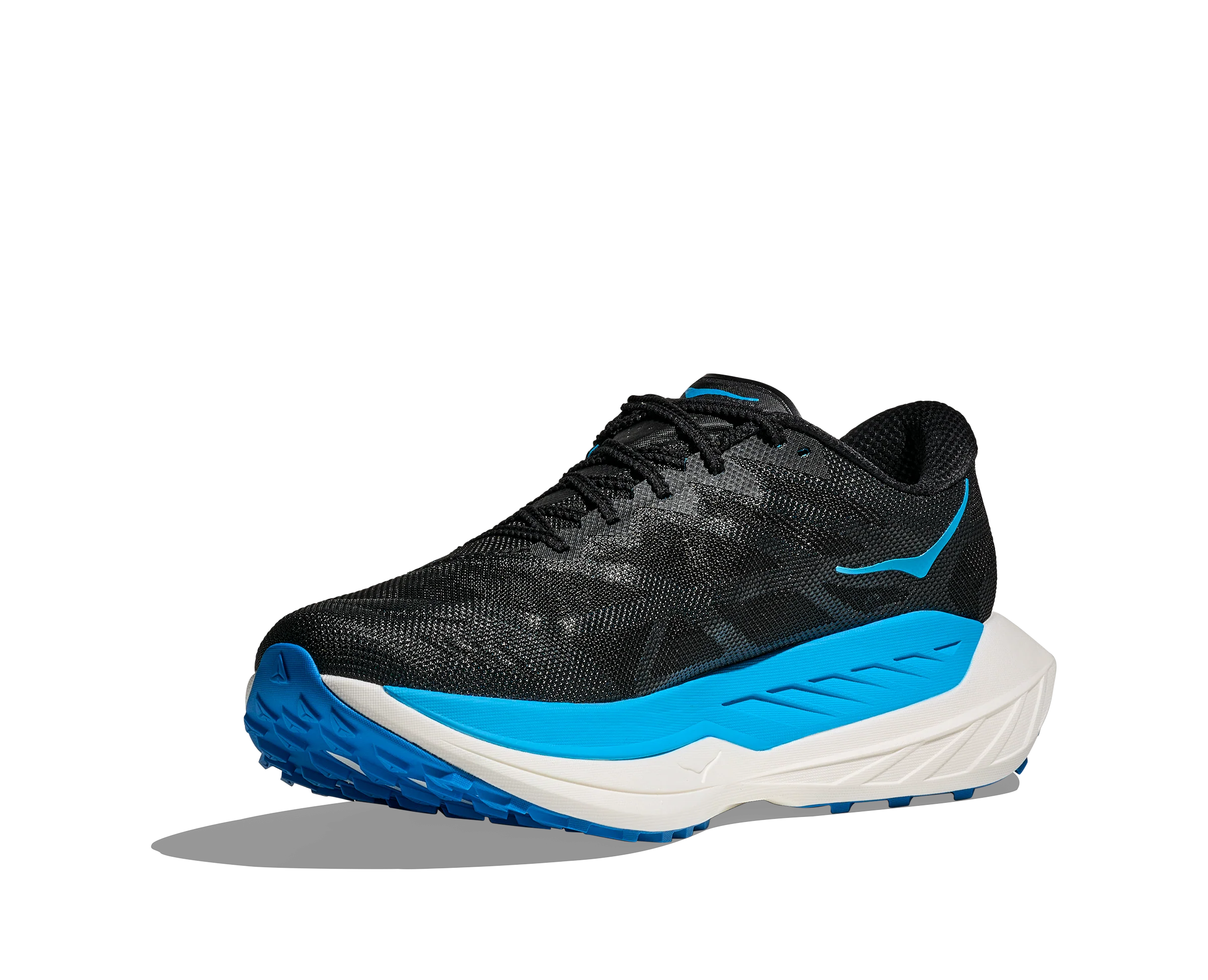 Hoka Mens Rocket X Trail - Black/Skyward Blue - Trail - AW25 - Image 4