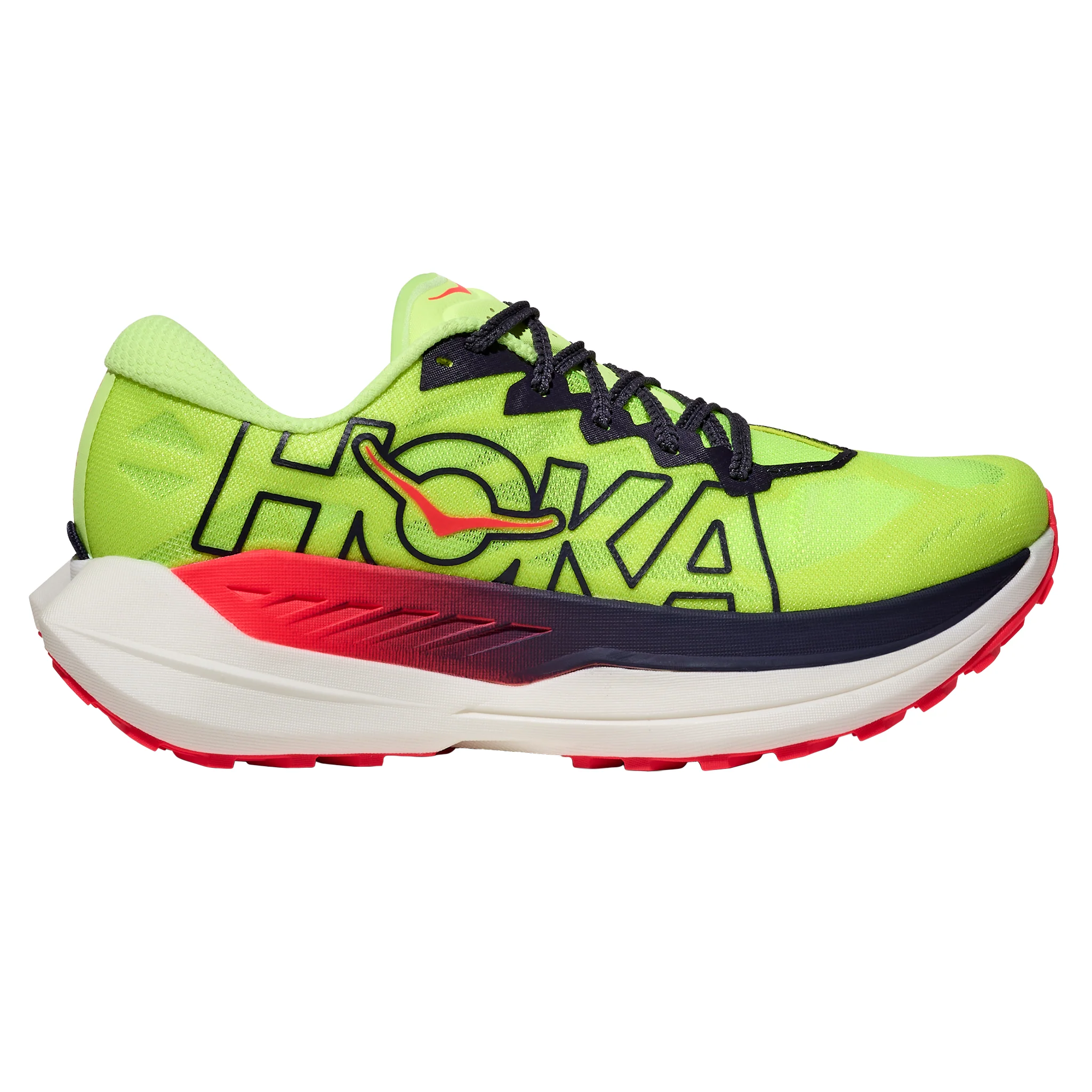 Hoka Mens Rocket X Trail - Neon Yuzu/Neon Flame - Trail - SS26