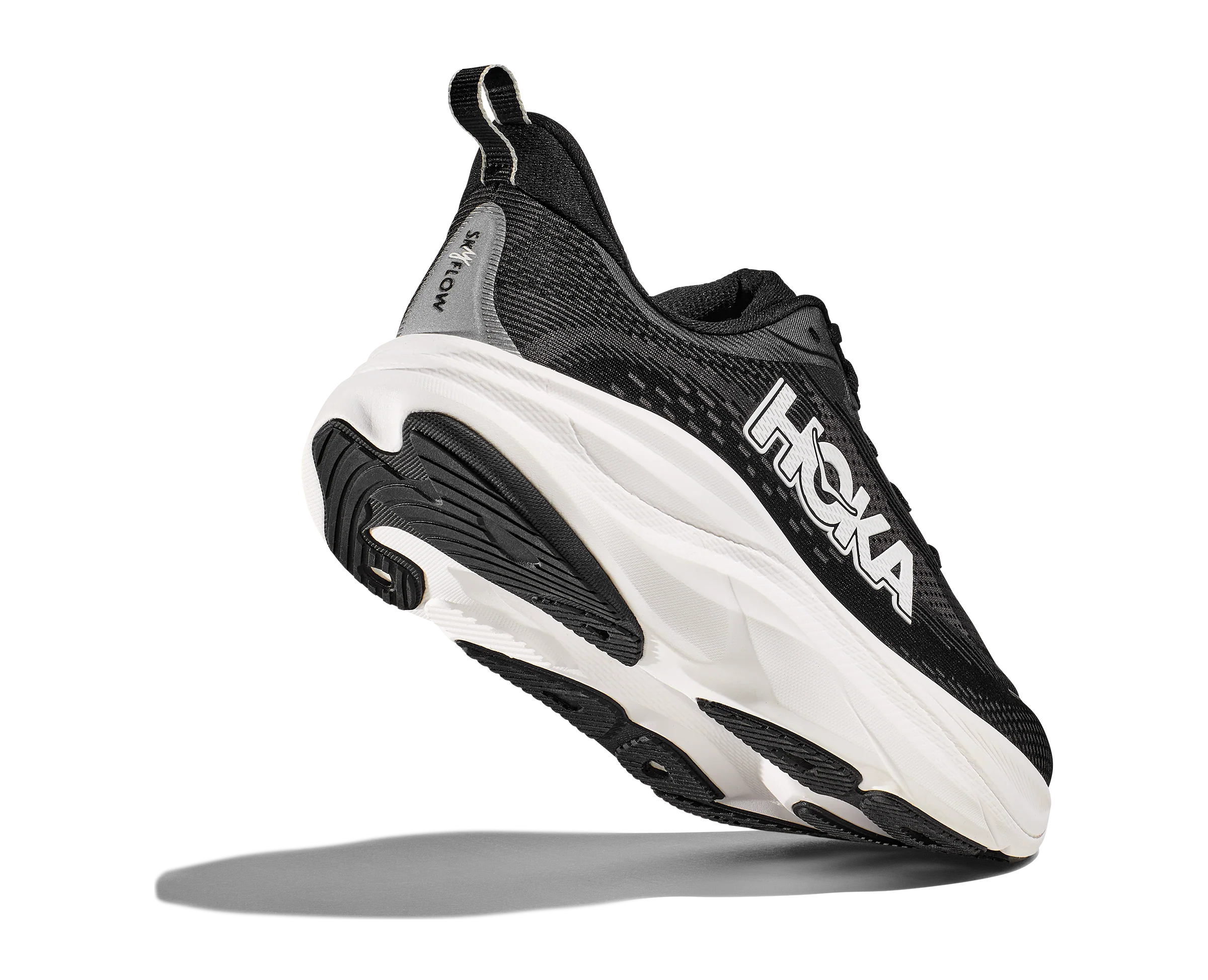 Hoka Mens Skyflow - Black/White - Neutral - Image 5