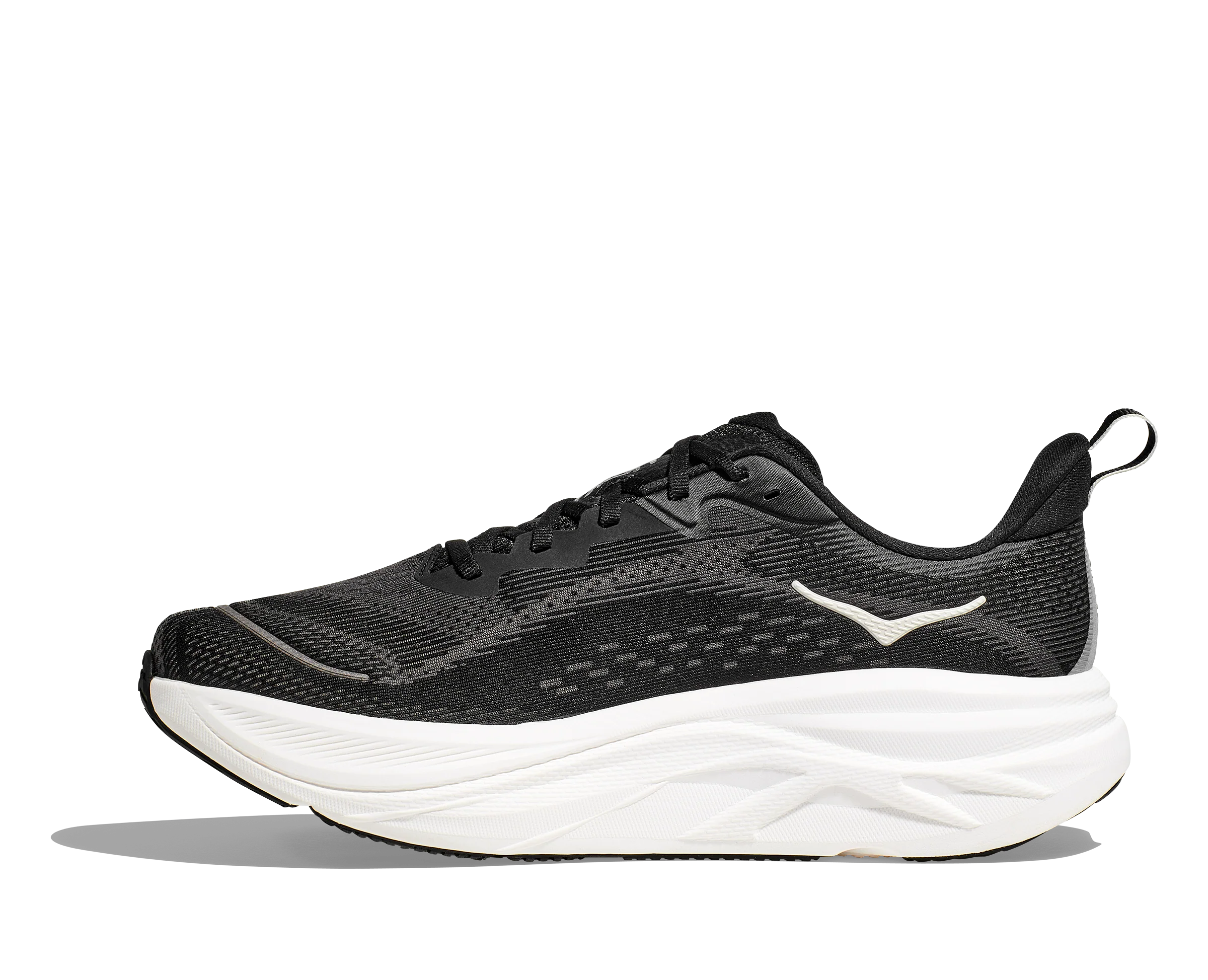 Hoka Mens Skyflow - Black/White - Neutral - Image 8