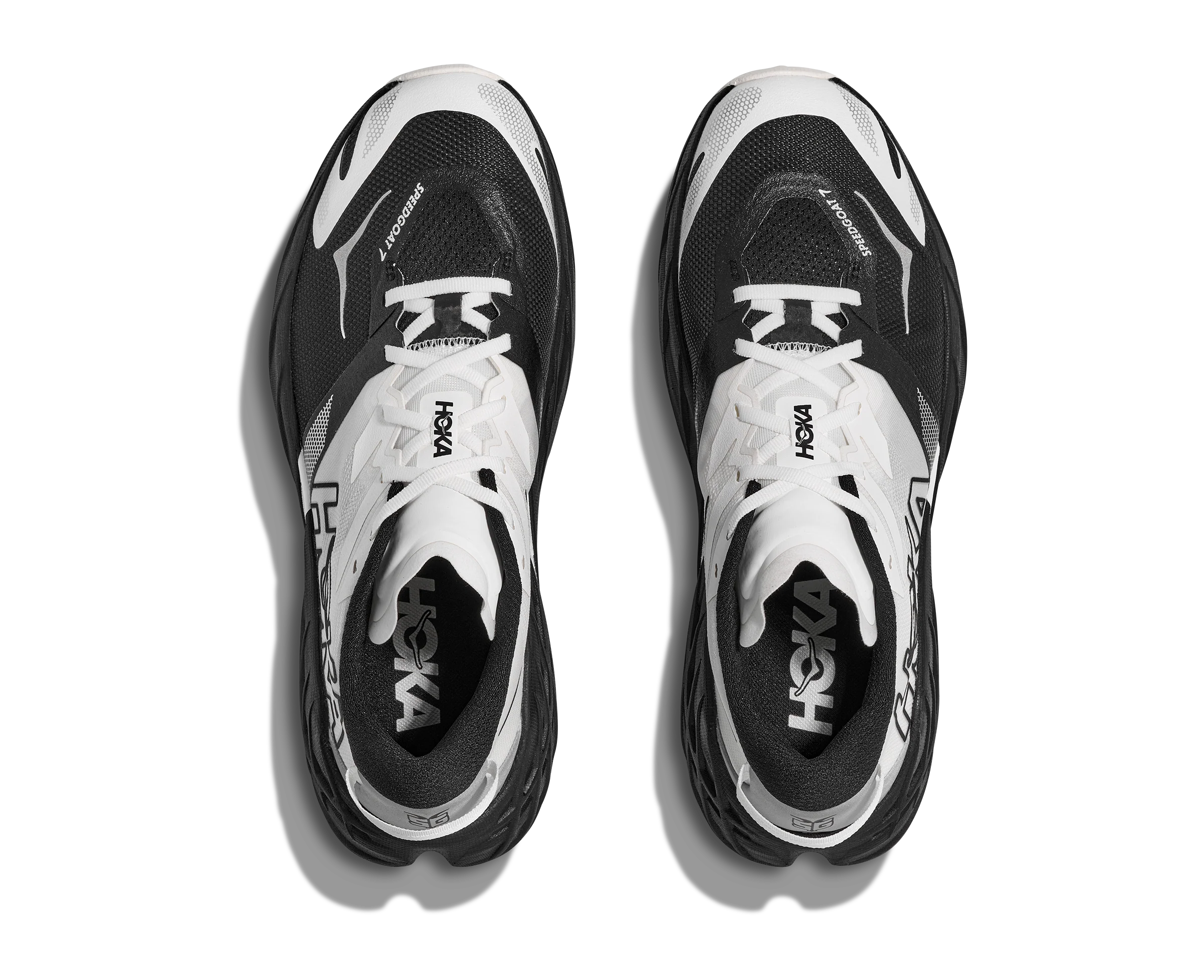 Hoka Mens Speedgoat 7 - Black/White - Trail - SS26 - Image 3