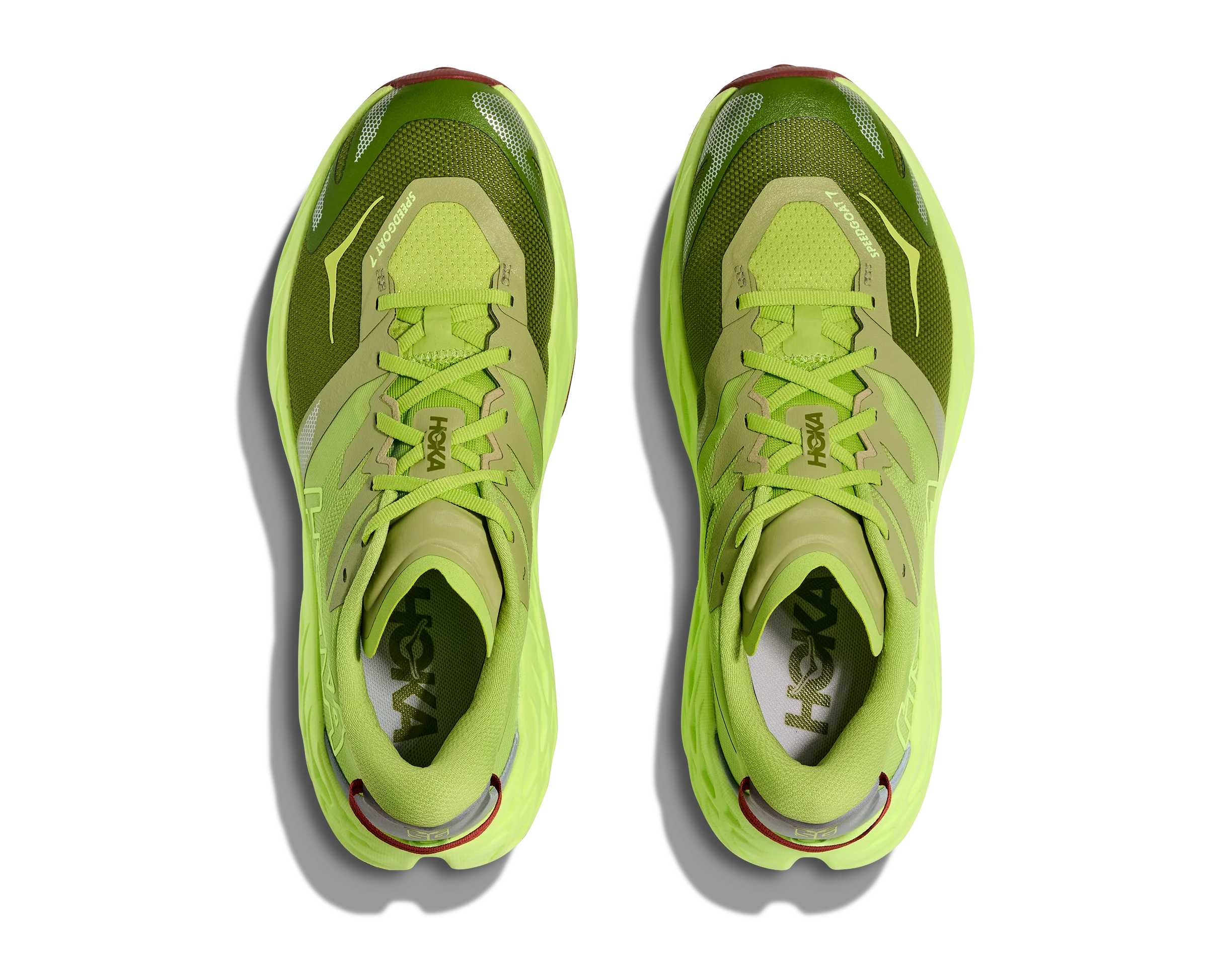 Hoka Mens Speedgoat 7 - Kiwi/Neon Yuzu - Trail - SS26 - Image 3
