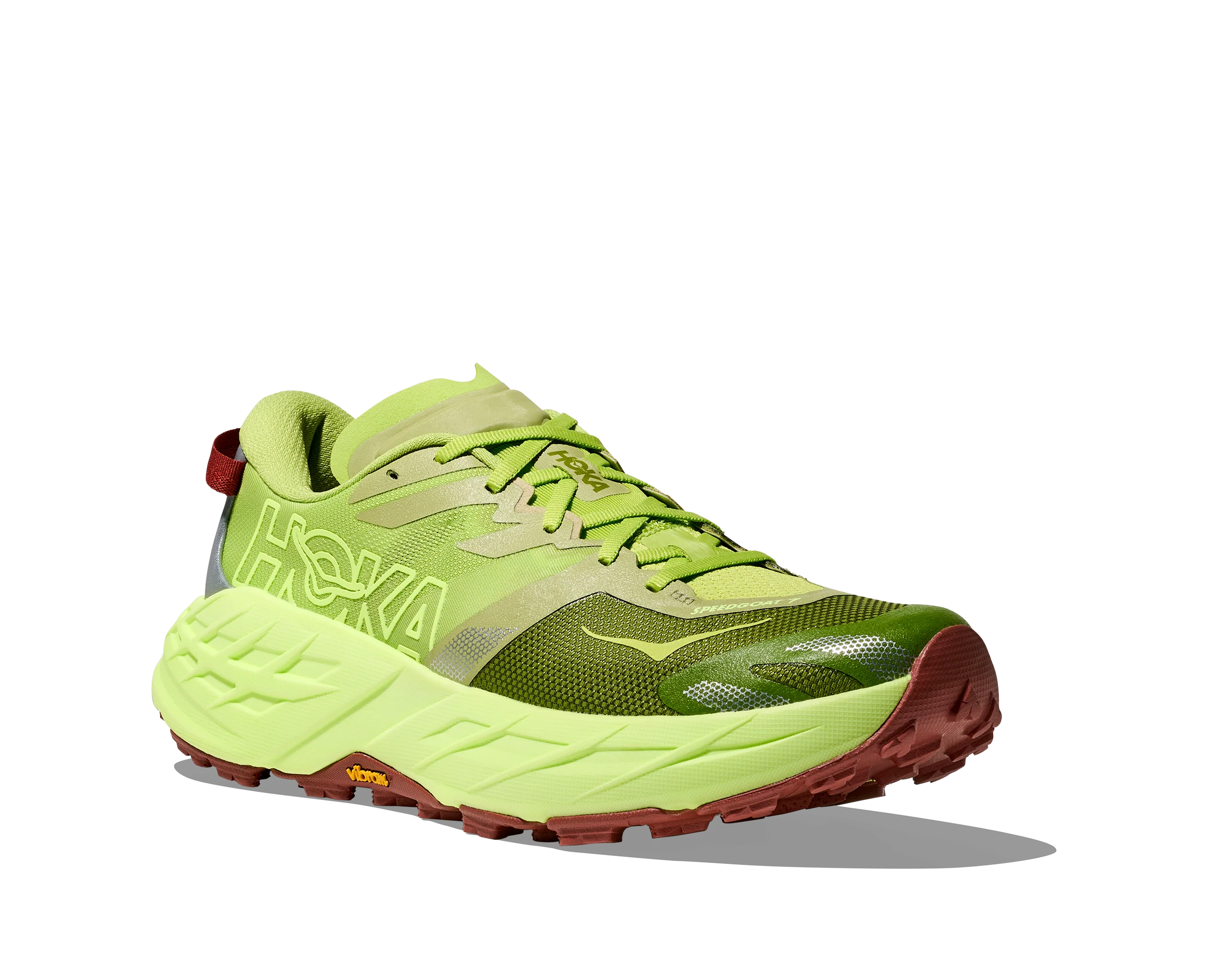Hoka Mens Speedgoat 7 - Kiwi/Neon Yuzu - Trail - SS26 - Image 7