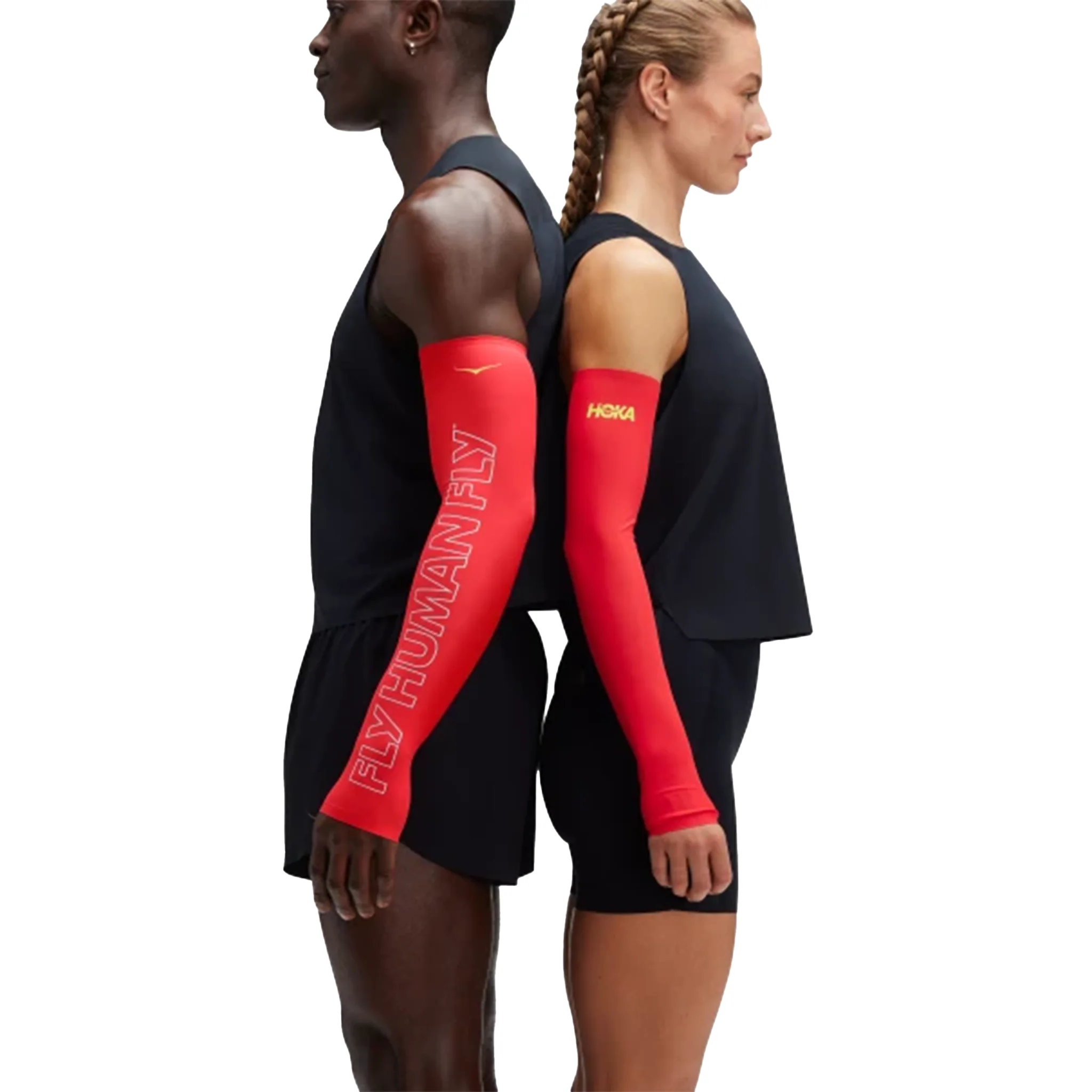 Hoka Unisex Airolite Arm Sleeves - Cerise - Image 2