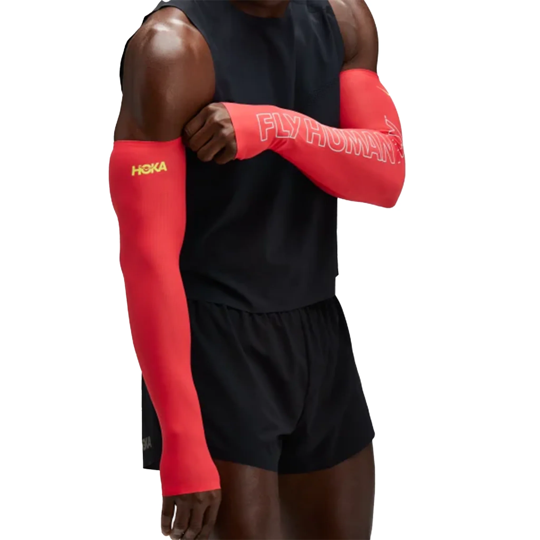 Hoka Unisex Airolite Arm Sleeves - Cerise - Image 4