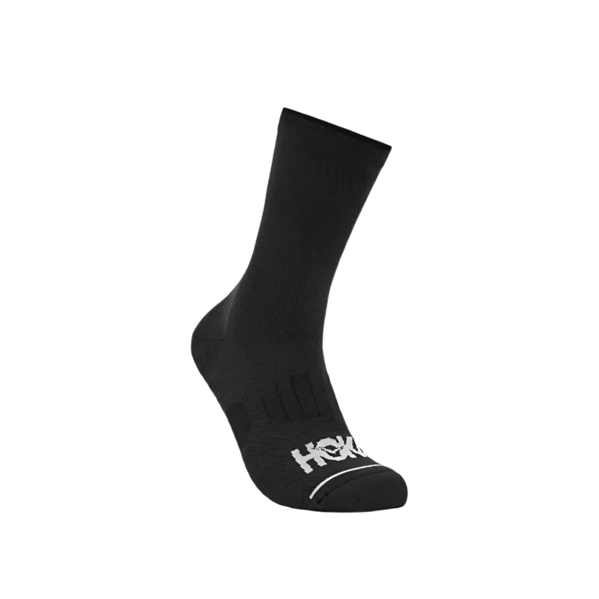 Hoka Unisex Crew Run Sock 3-Pack - Black/Black/Black - Image 2