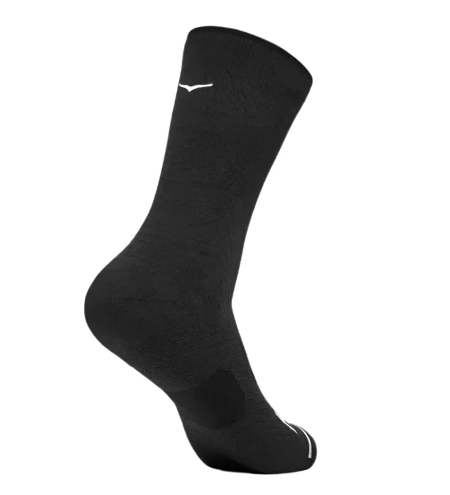 Hoka Unisex Crew Run Sock 3-Pack - Black/Black/Black - Image 4