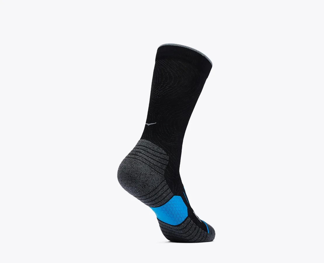Hoka Unisex Crew Run Sock 3-Pack - White/Black/Grey - Image 5