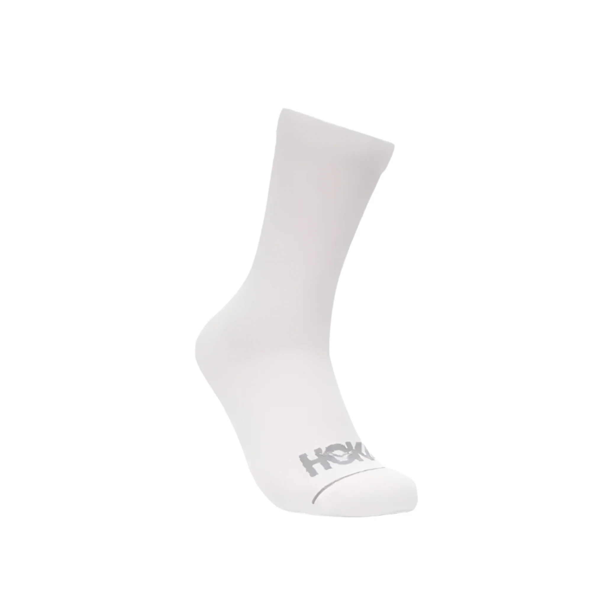 Hoka Unisex Crew Run Sock 3-Pack - White/White/White - Image 2