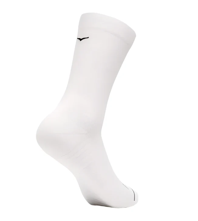 Hoka Unisex Crew Run Sock 3-Pack - White/White/White - Image 4