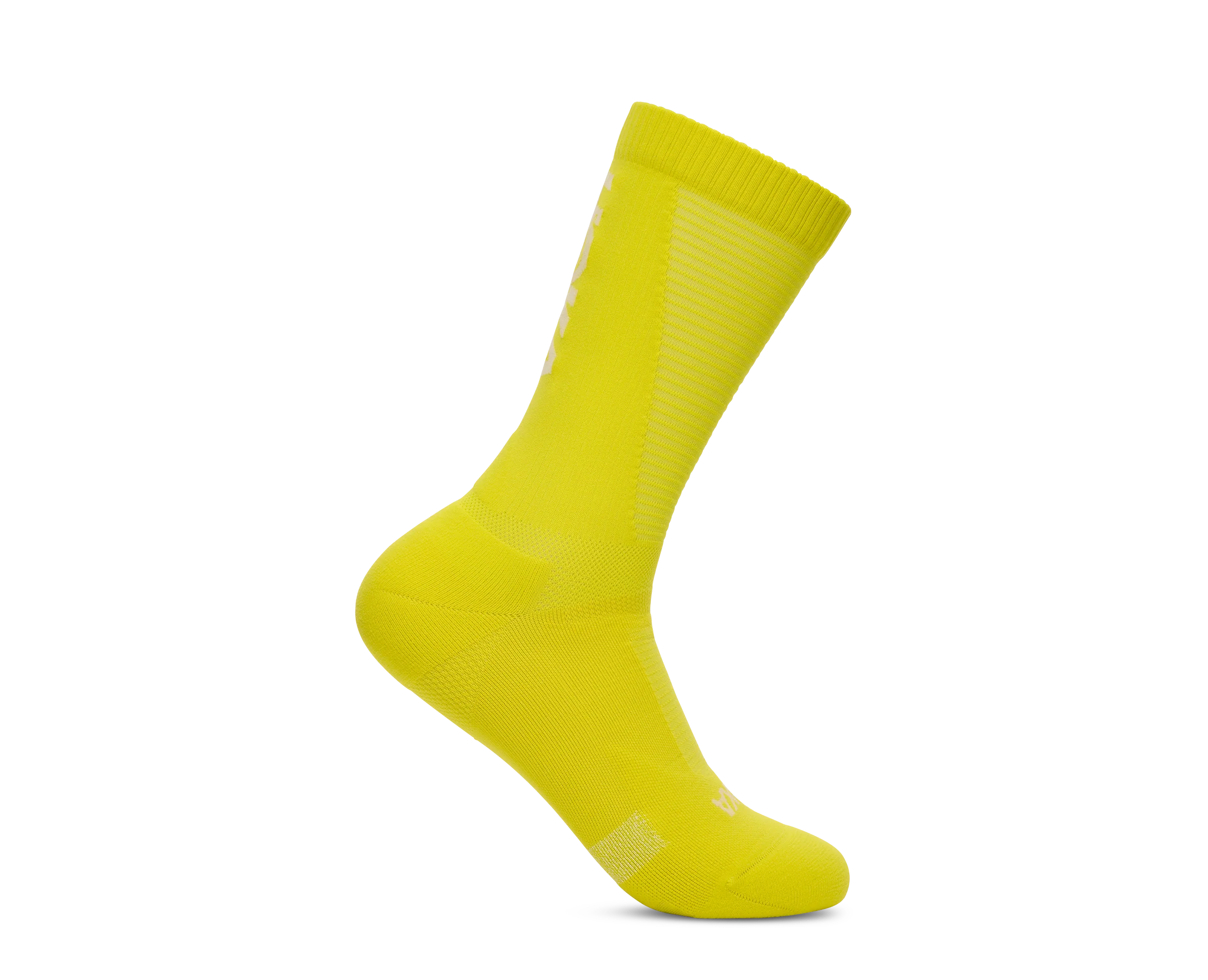 Hoka Unisex Race Day Crew Sock - Hoka Citrus - Image 2