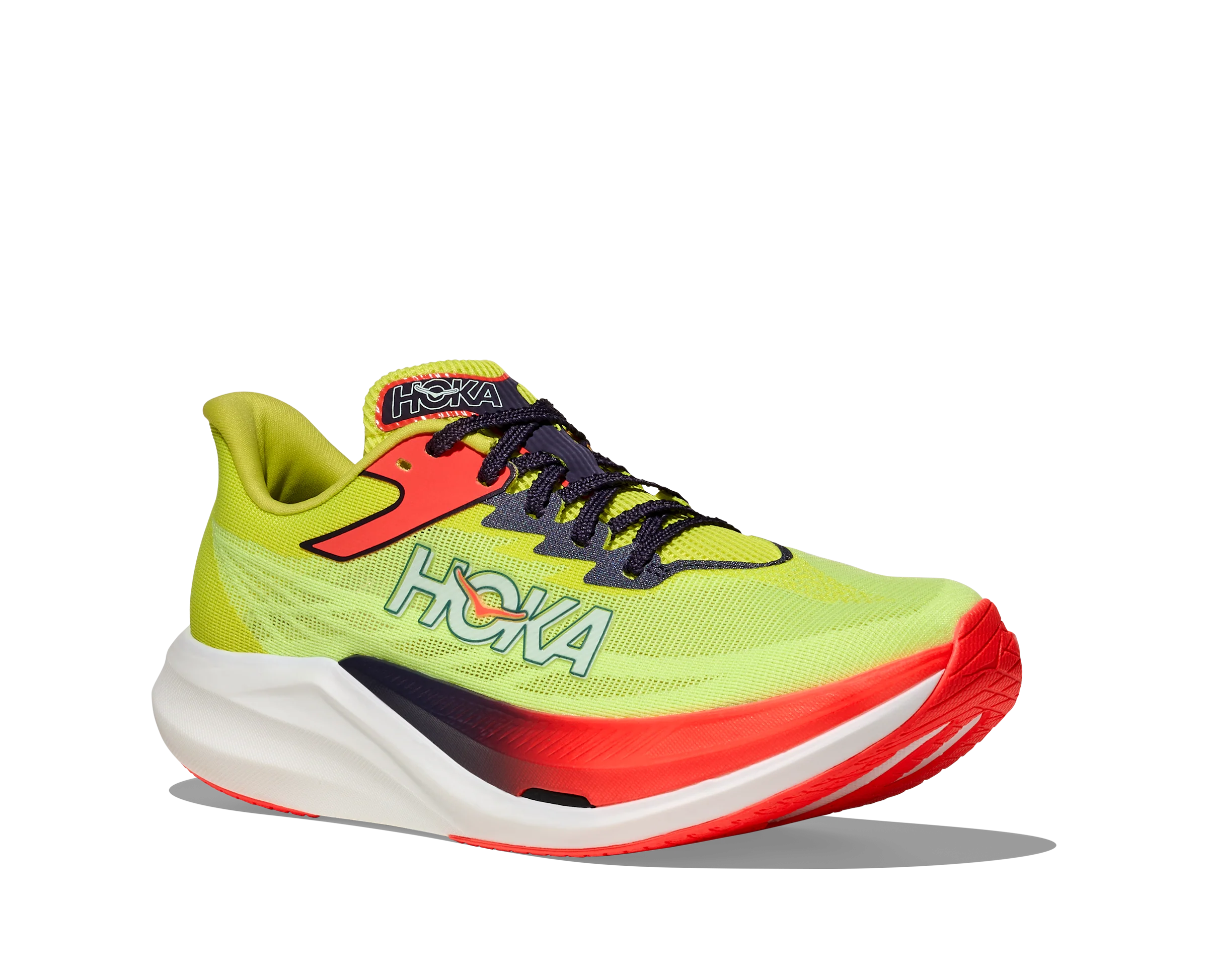 Hoka Unisex Rocket X 3 - Neon Yuzu/Squid Ink - Neutral - SS26 - Image 5