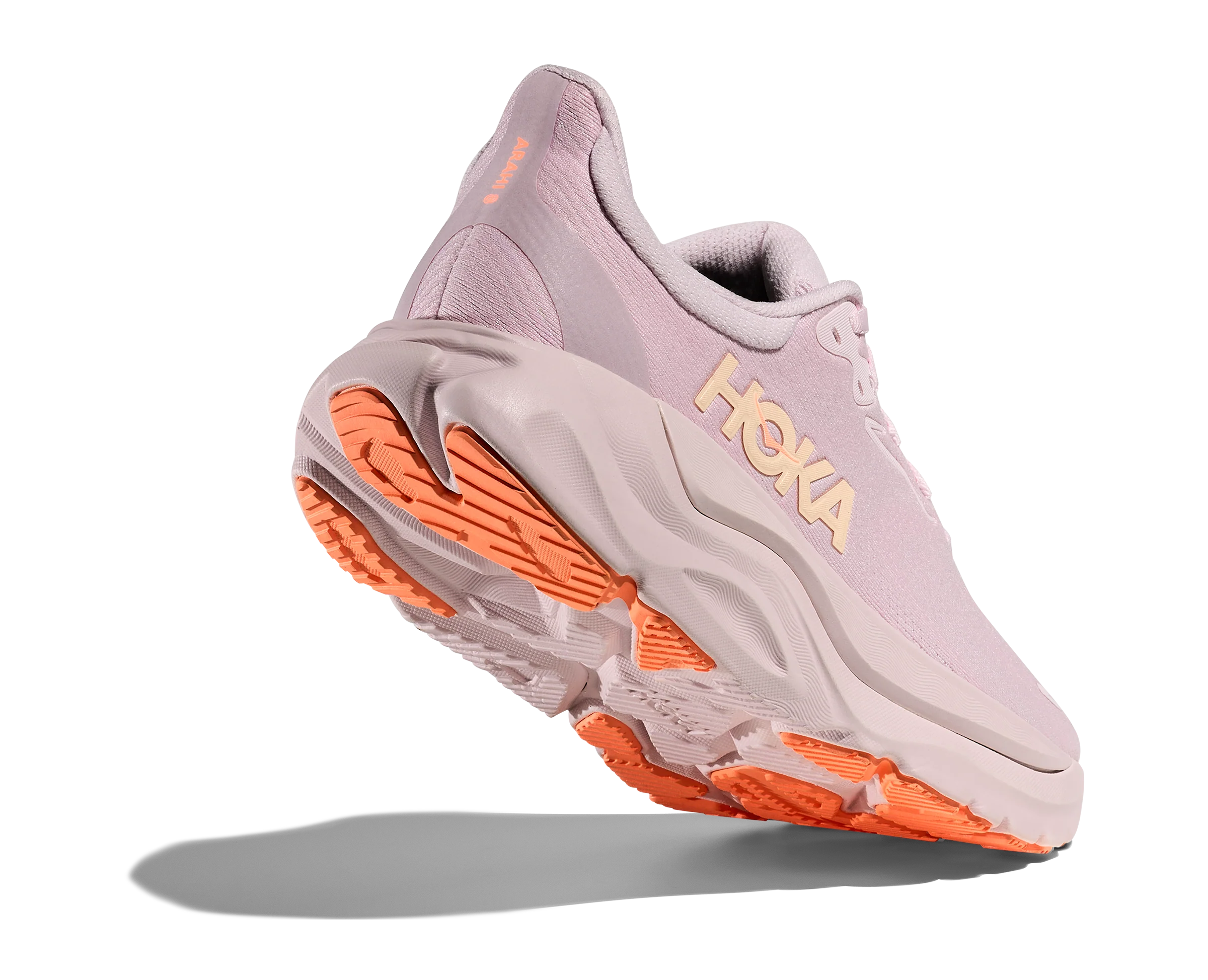 Hoka Womens Arahi 8 - Lilac Cream/Neon Cantaloupe - Stability - SS26 - Image 5