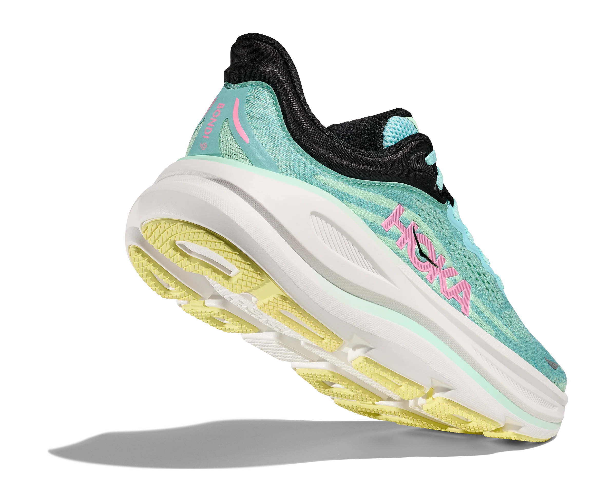 Hoka Womens Bondi 9 - Blue Spark/Mint Fluorite - Neutral - SS25 - Image 5
