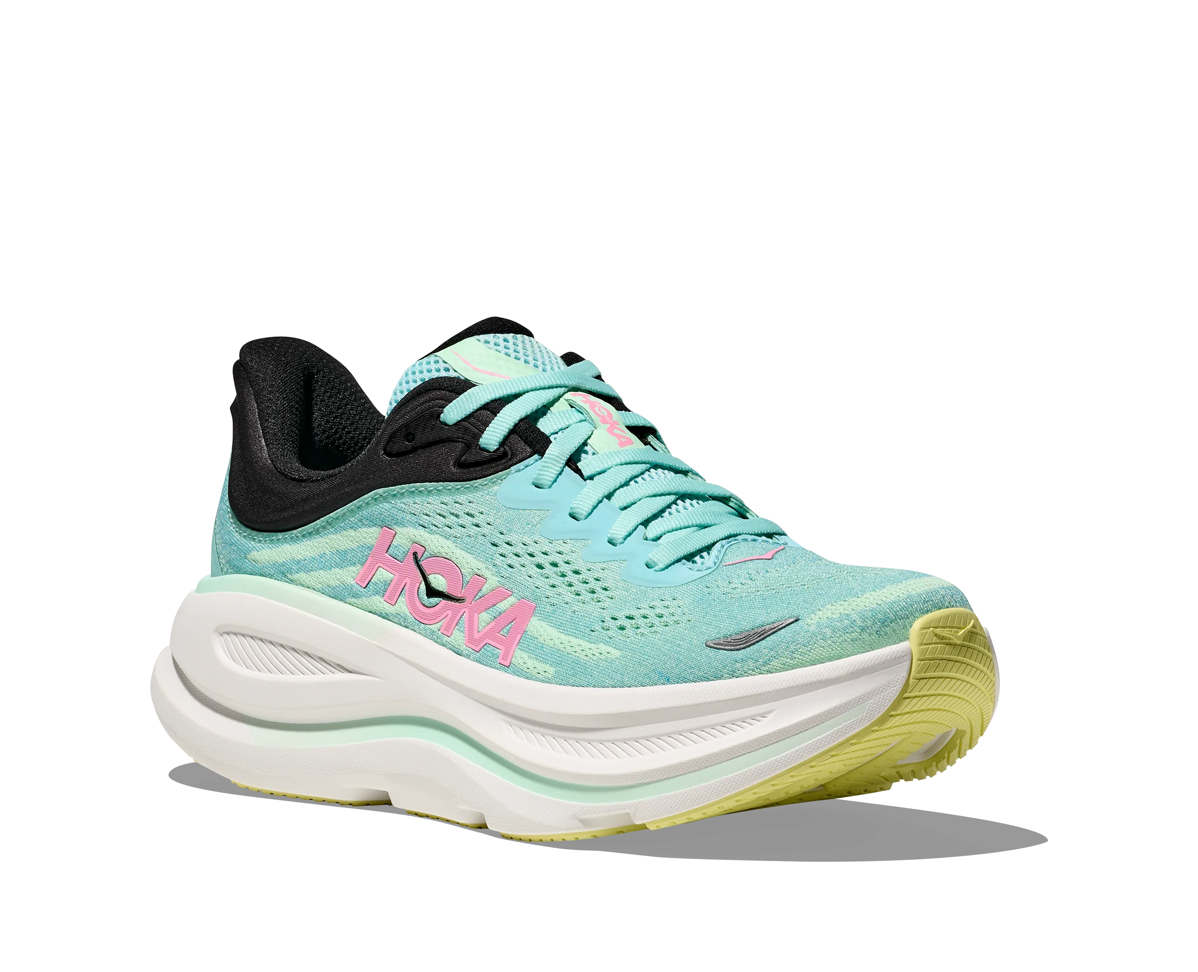 Hoka Womens Bondi 9 - Blue Spark/Mint Fluorite - Neutral - SS25 - Image 7