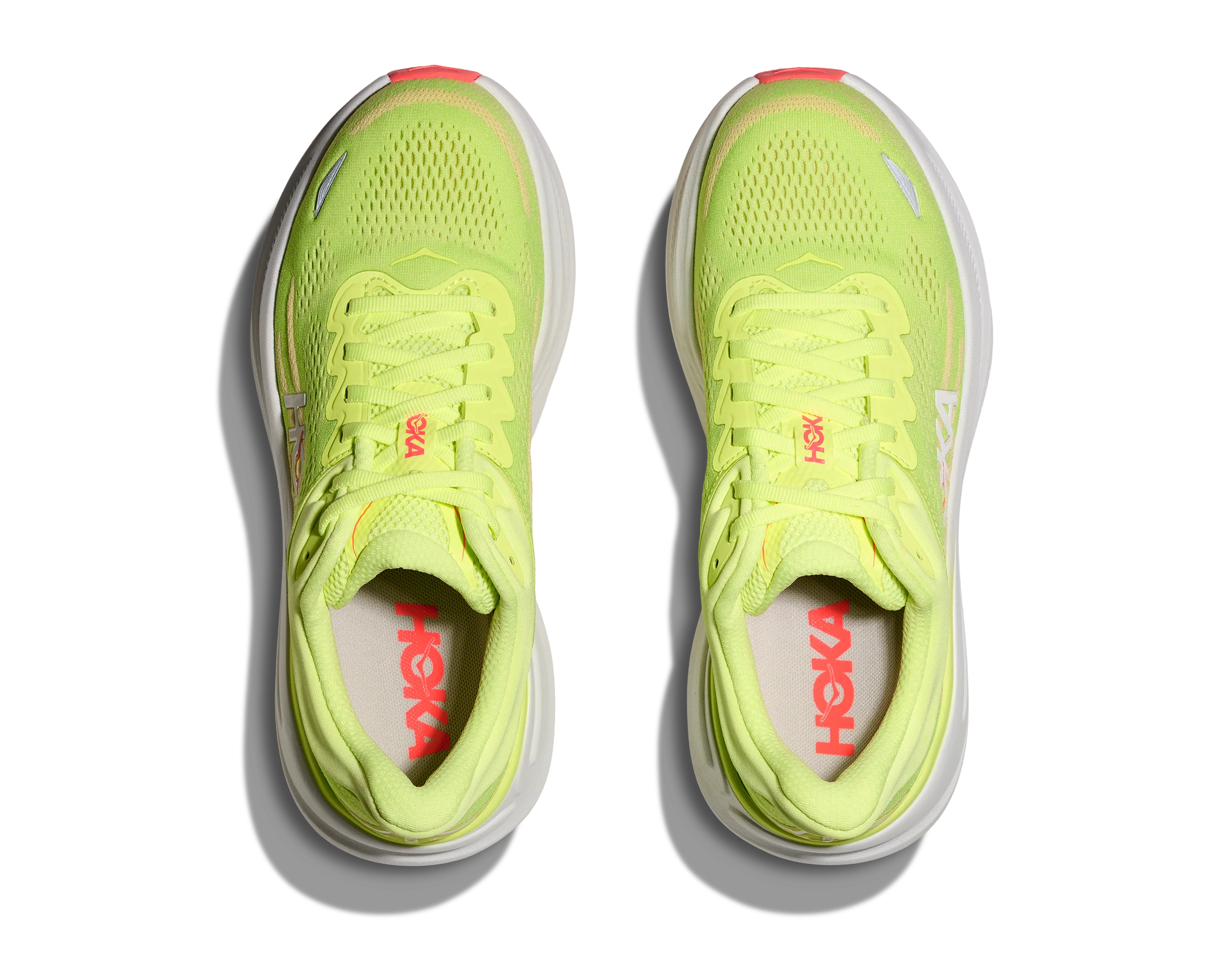 Hoka Womens Bondi 9 - Neon Yuzu/Sunlight - Neutral - SS26 - Image 3