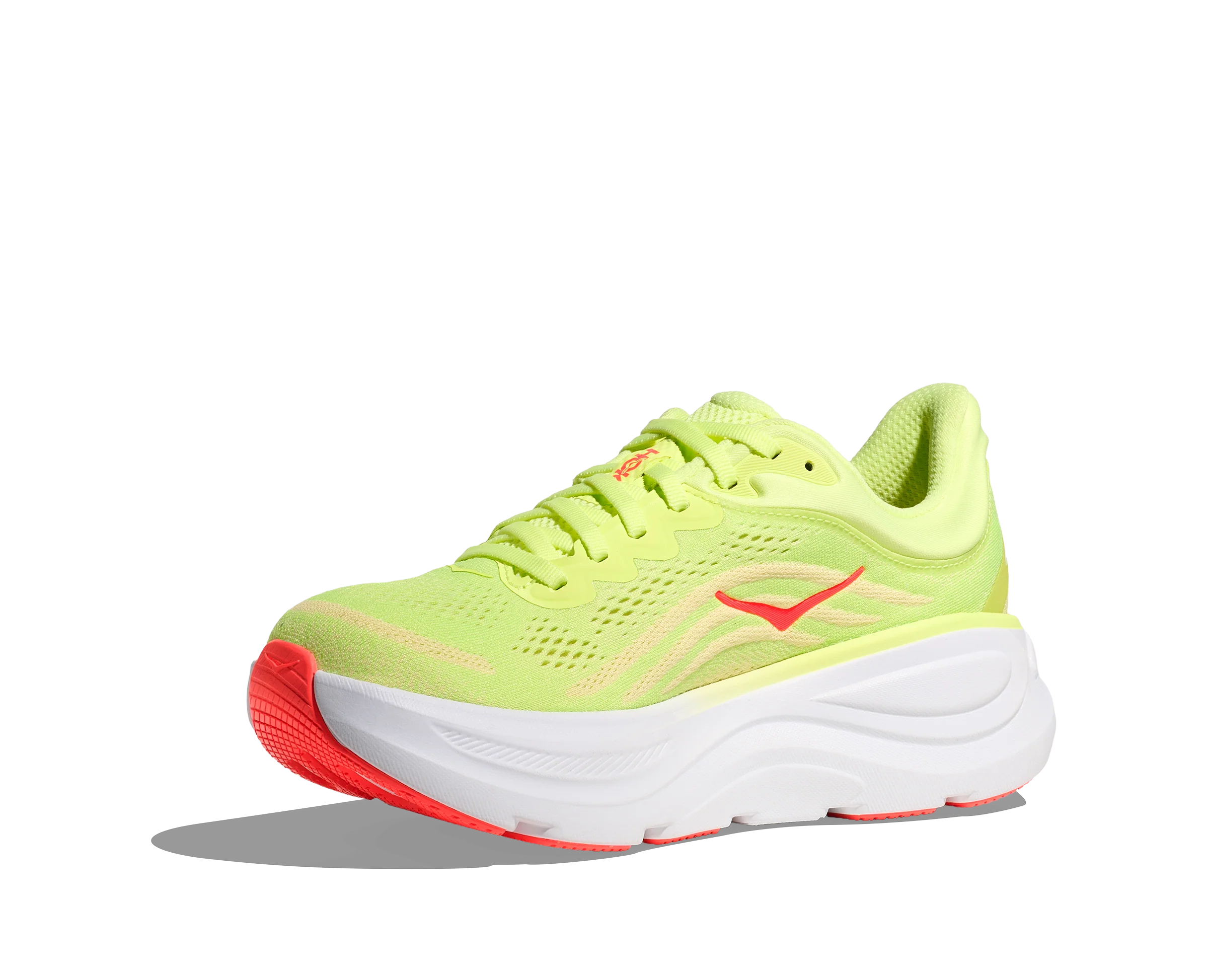Hoka Womens Bondi 9 - Neon Yuzu/Sunlight - Neutral - SS26 - Image 4