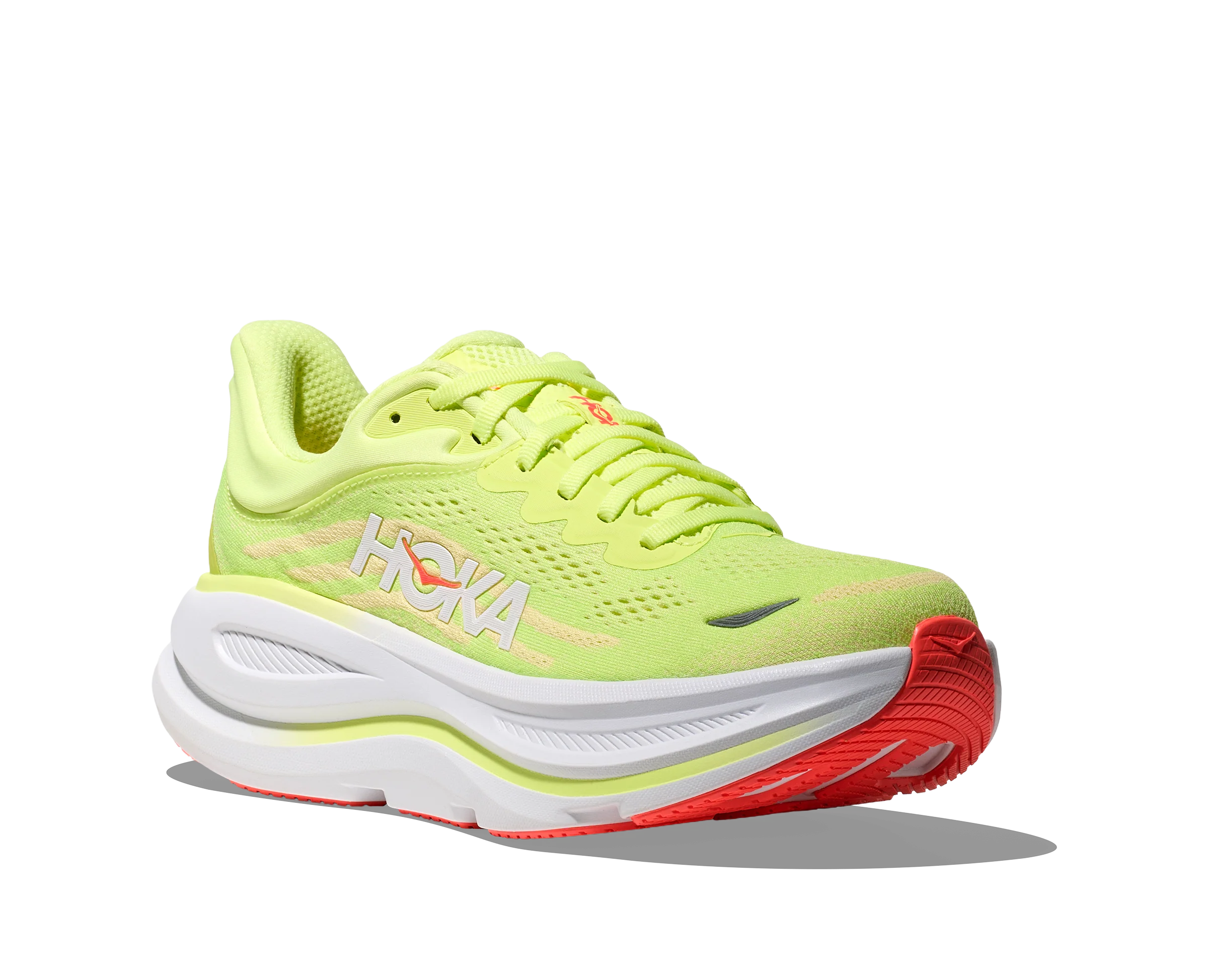 Hoka Womens Bondi 9 - Neon Yuzu/Sunlight - Neutral - SS26 - Image 7