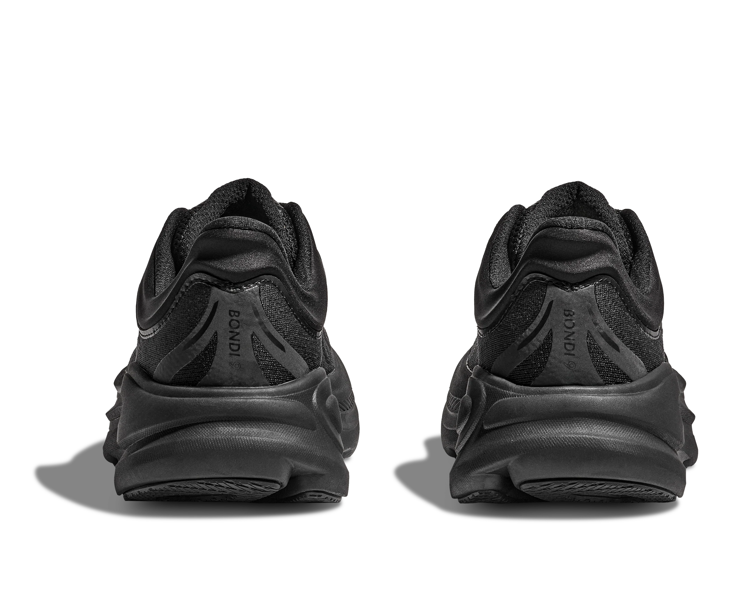 Hoka Womens Bondi 9 Wide - D Width - Black/Black - Neutral - AW25 - Image 6