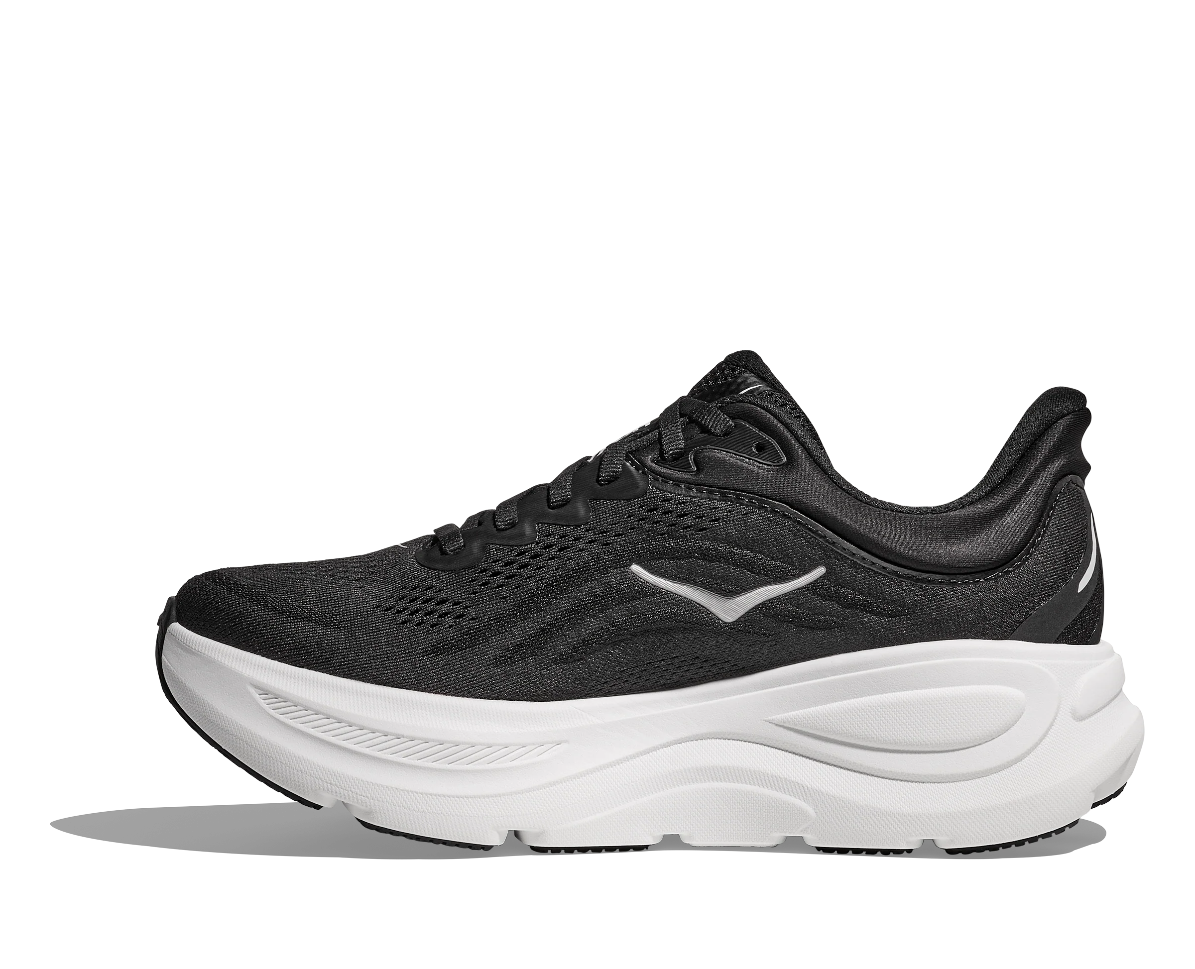 Hoka Womens Bondi 9 - Black/White - Neutral - AW25 - Image 8